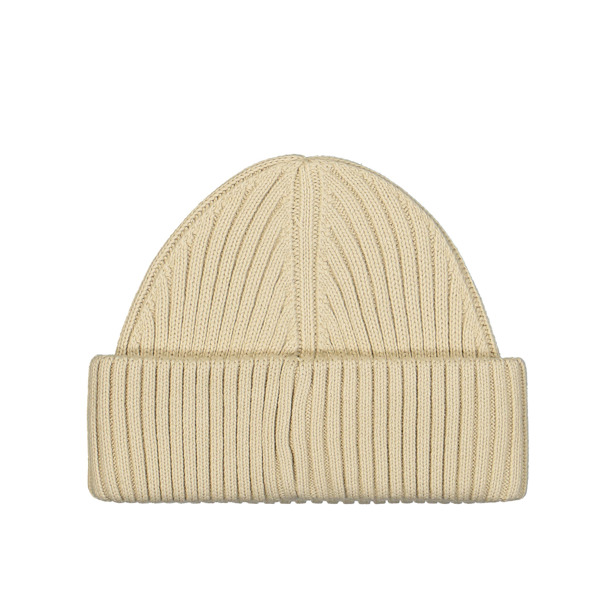 Fred Perry Patch Brand Chunky Rib Beanie Oatmeal/Black Beanies Material | Overkill