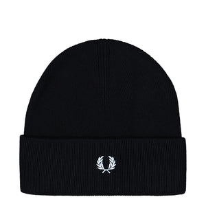 Fred Perry Classic Beanie Black / Snow White Beanie C8161-843 | Overkill
