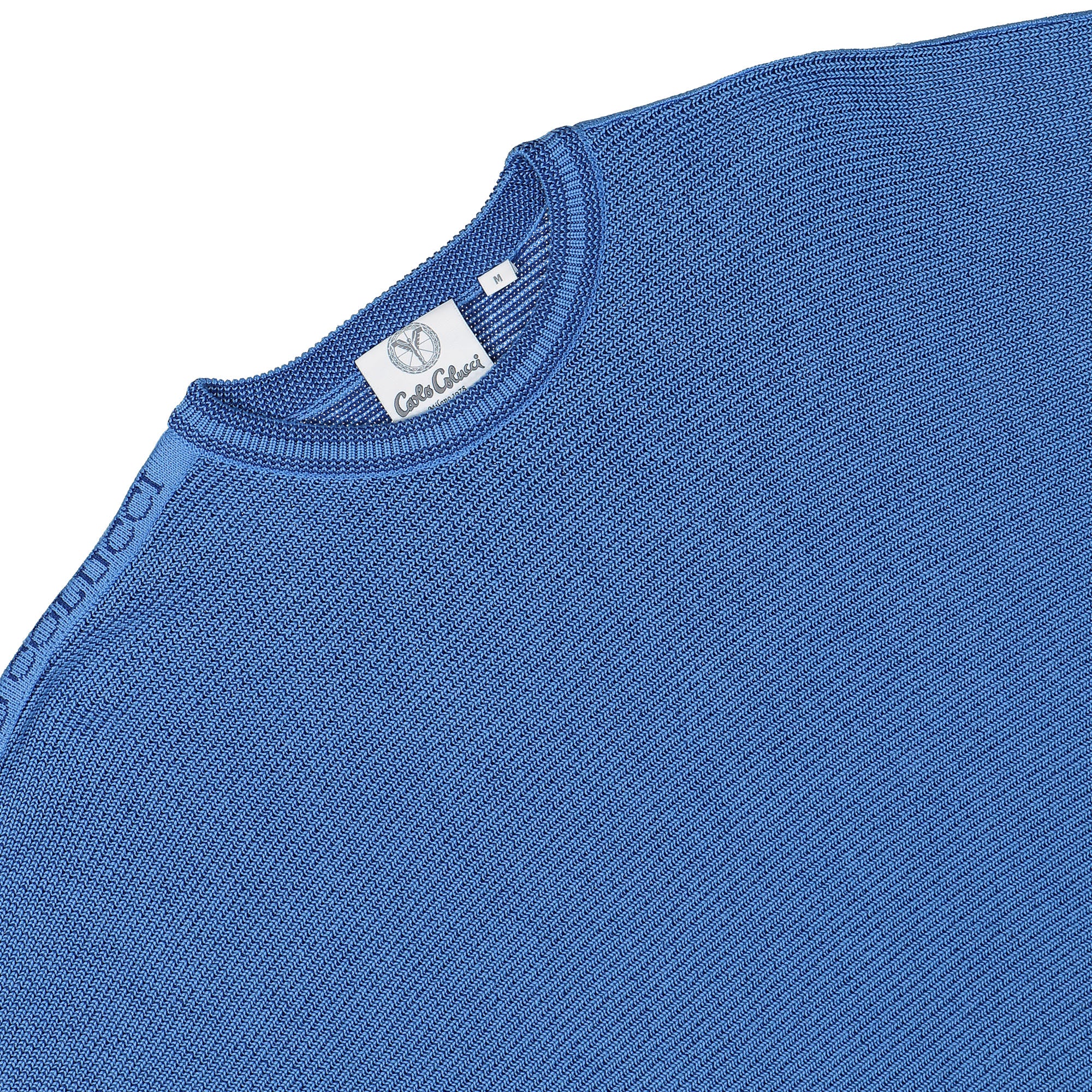 Carlo Colucci Pullover Blue Sweatshirts Close-up | Overkill