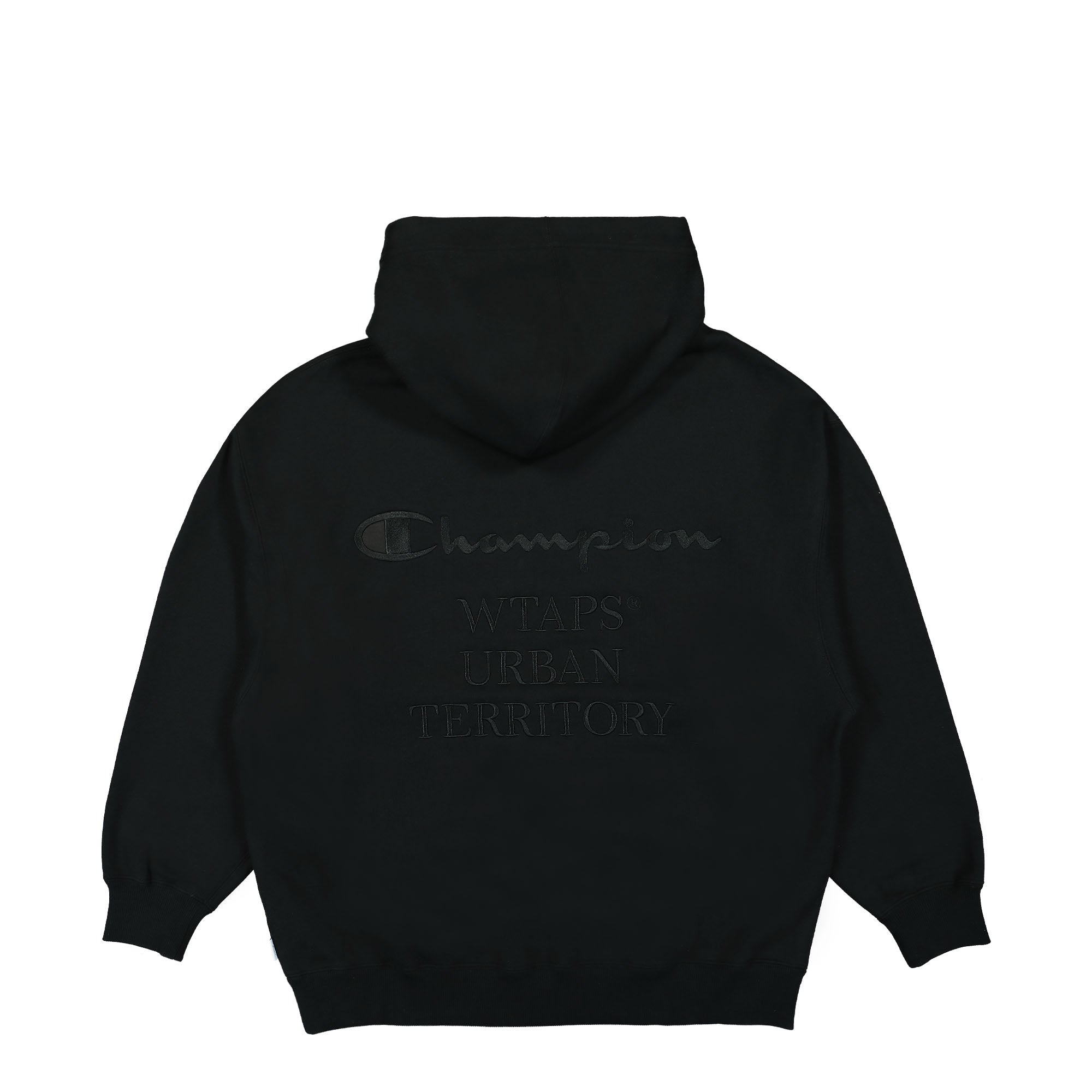 Champion Acadamy Hooded Sweatshirt Black Hoodies Material | Overkill