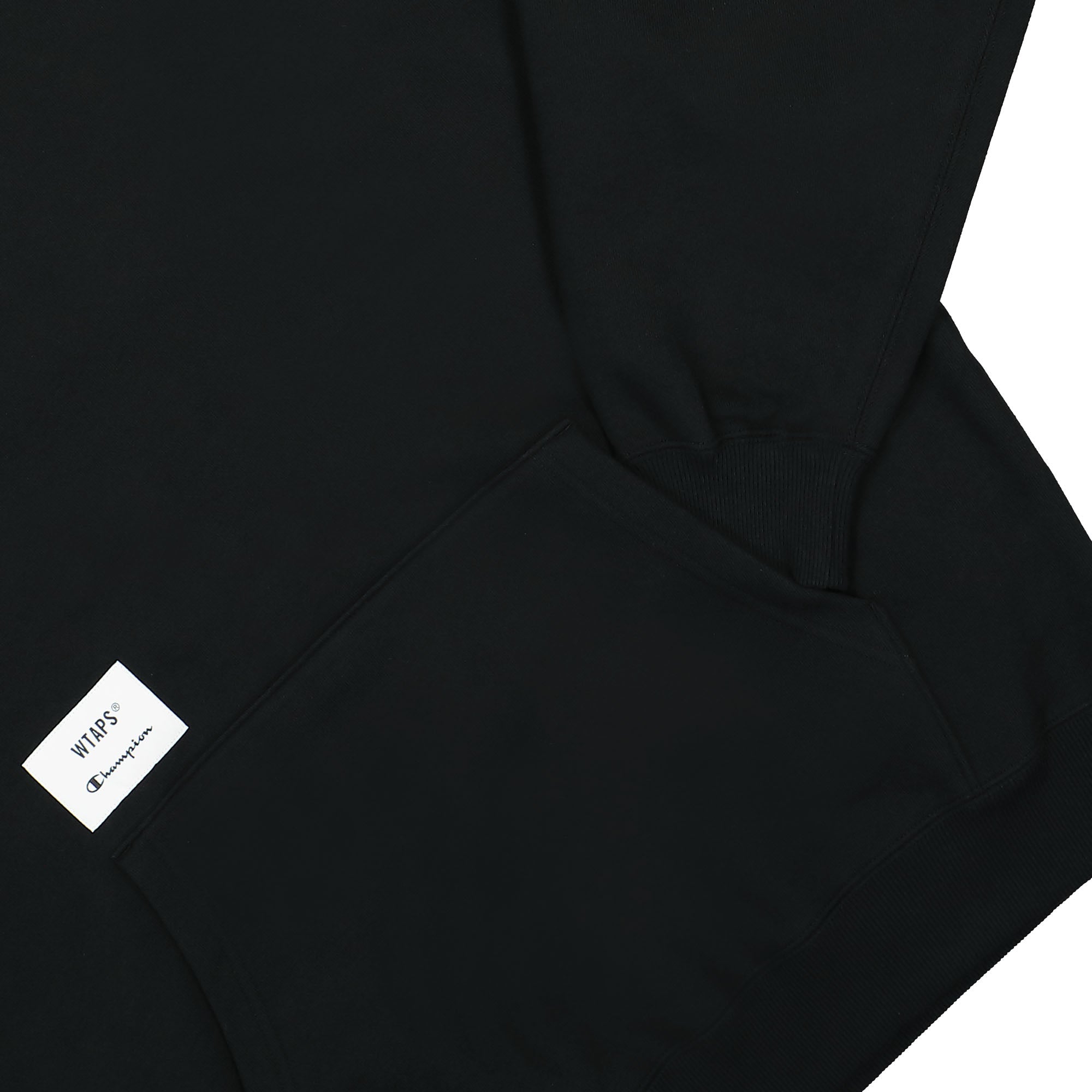 Champion Acadamy Hooded Sweatshirt Black Hoodies Detailfoto | Overkill