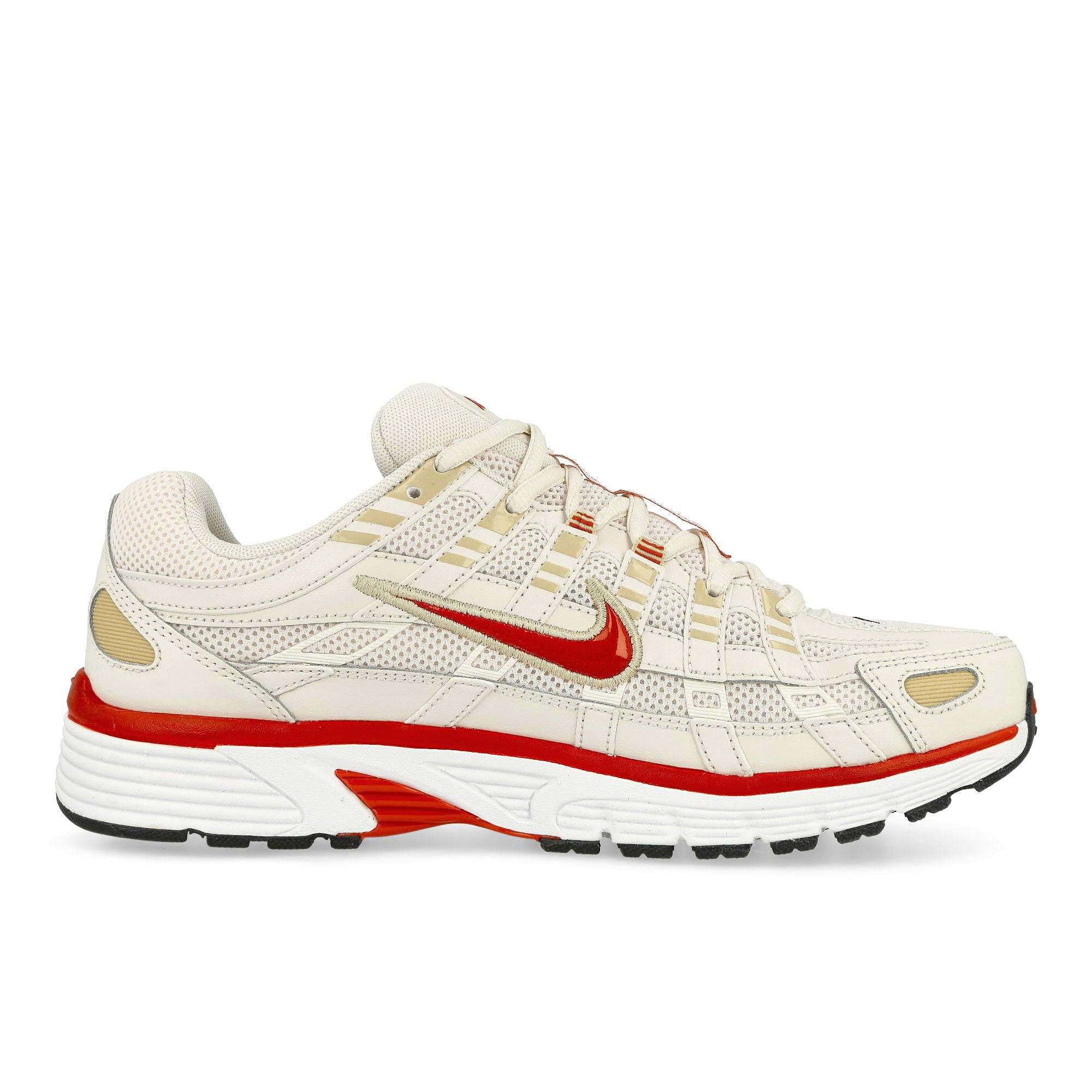 Nike P-6000 Phantom / Dragon Red - White - Black Low Top Sneakers Silhouette | Overkill
