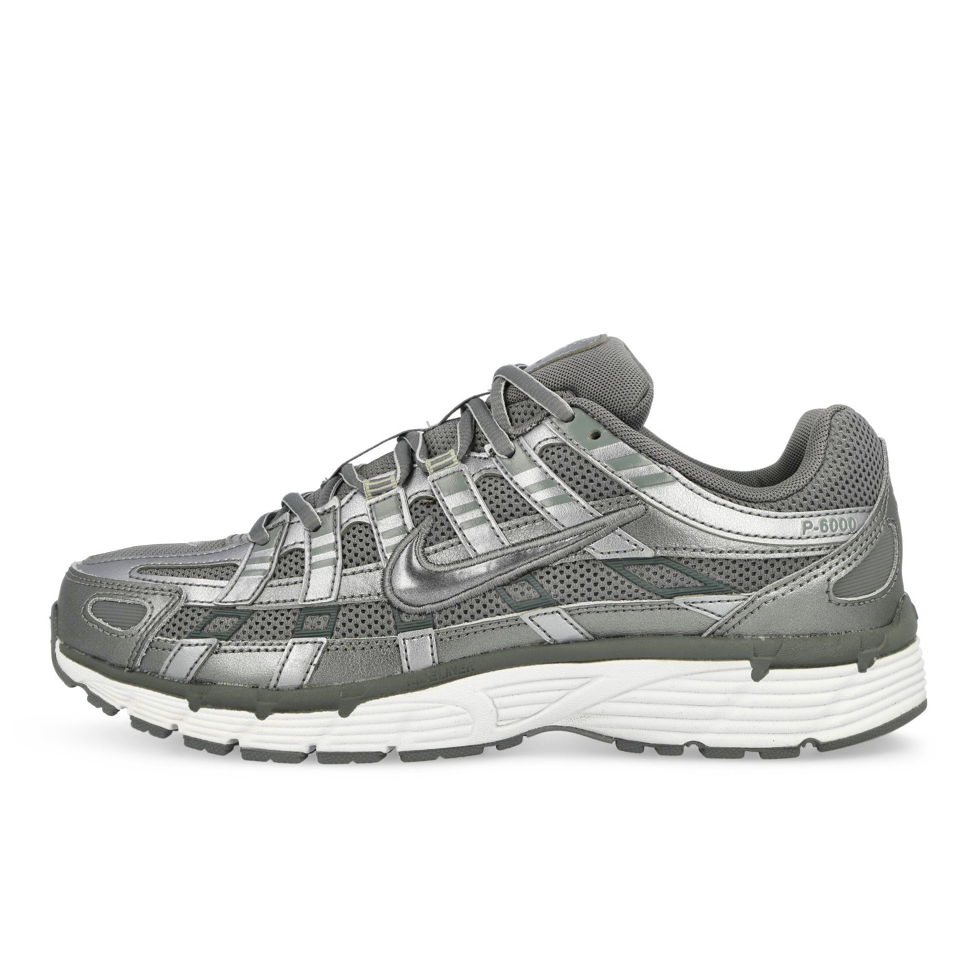 Nike P-6000 Metallic Cool Grey / Cool Grey-White-Wolf Grey Low Top Sneakers CD6404 023 | Overkill