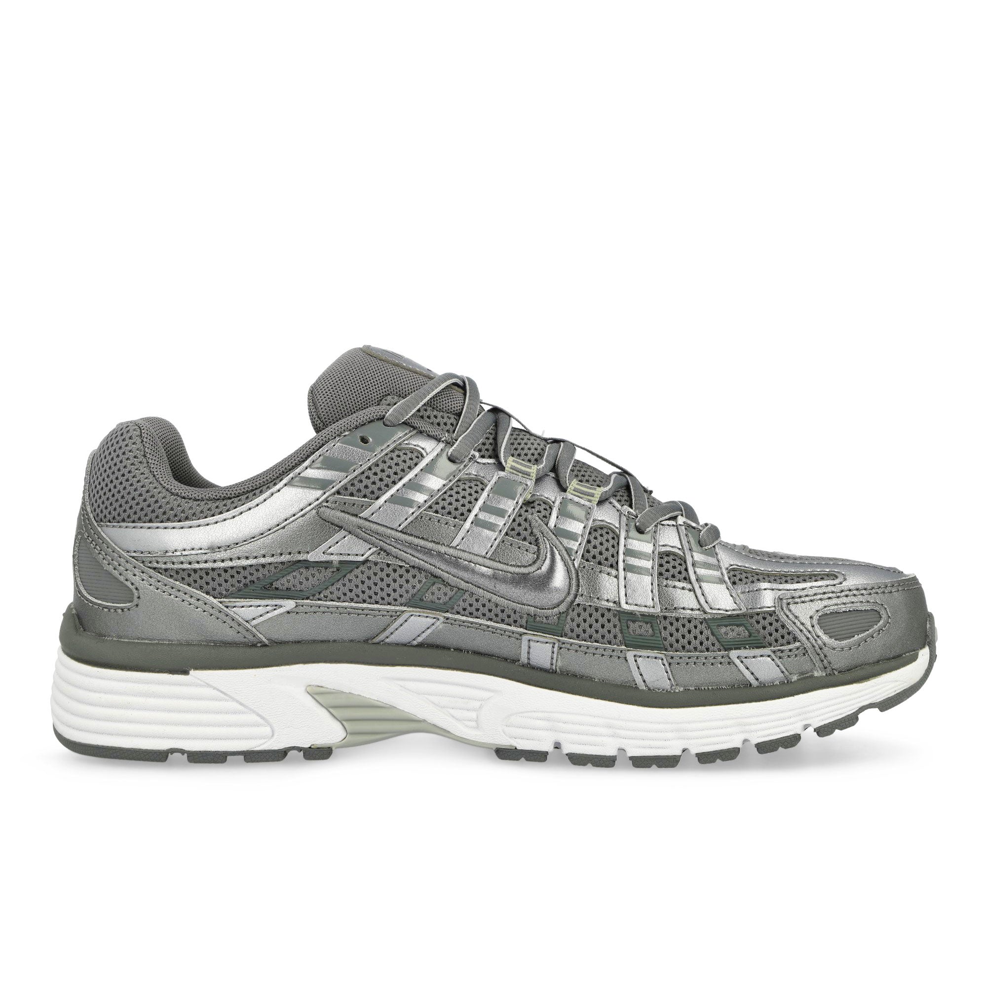 Nike P-6000 Metallic Cool Grey / Cool Grey-White-Wolf Grey Low Top Sneakers Silhouette | Overkill