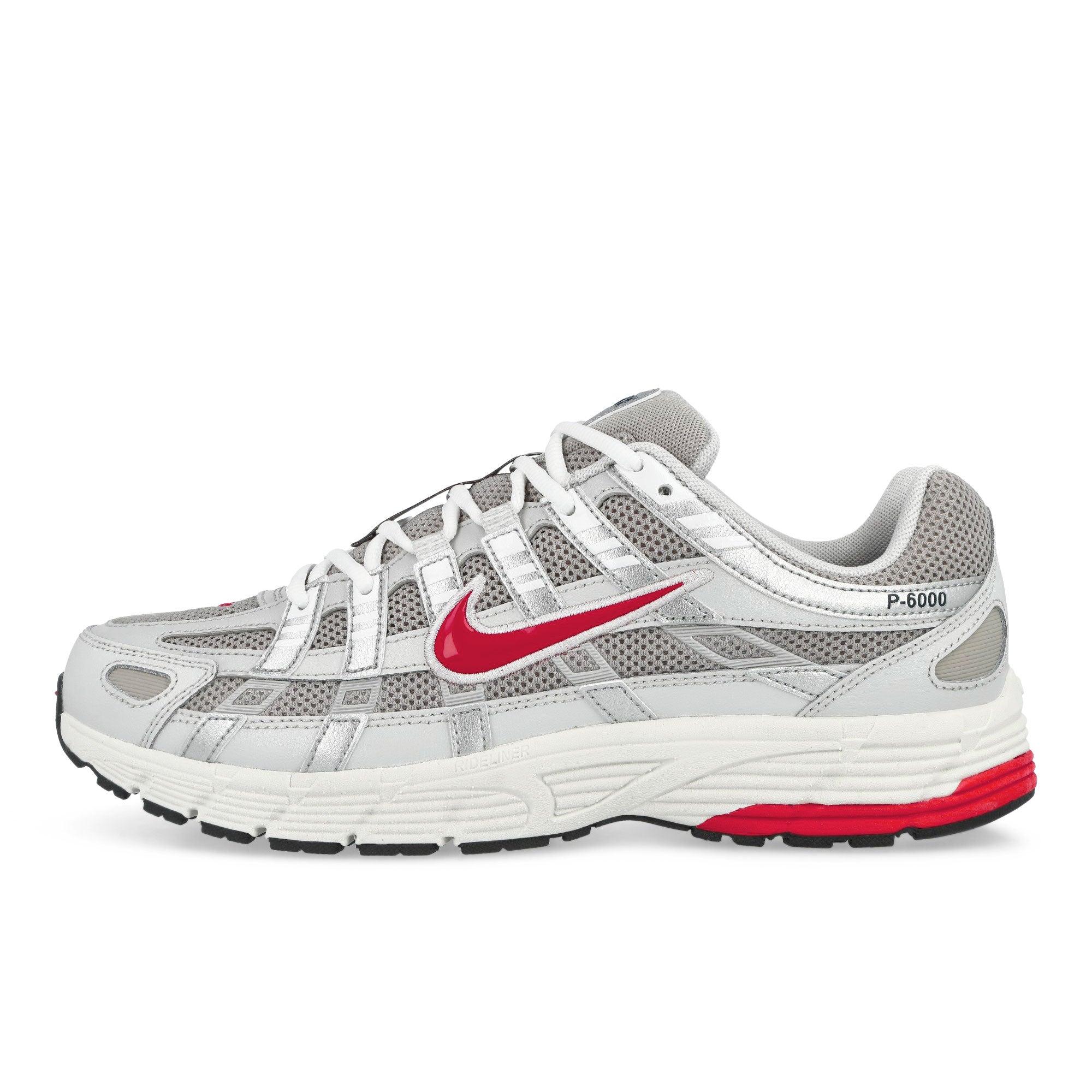 Nike P-6000 College Grey / Fire Red - Vast Grey - Phantom Low Top Sneakers CD6404 027 | Overkill