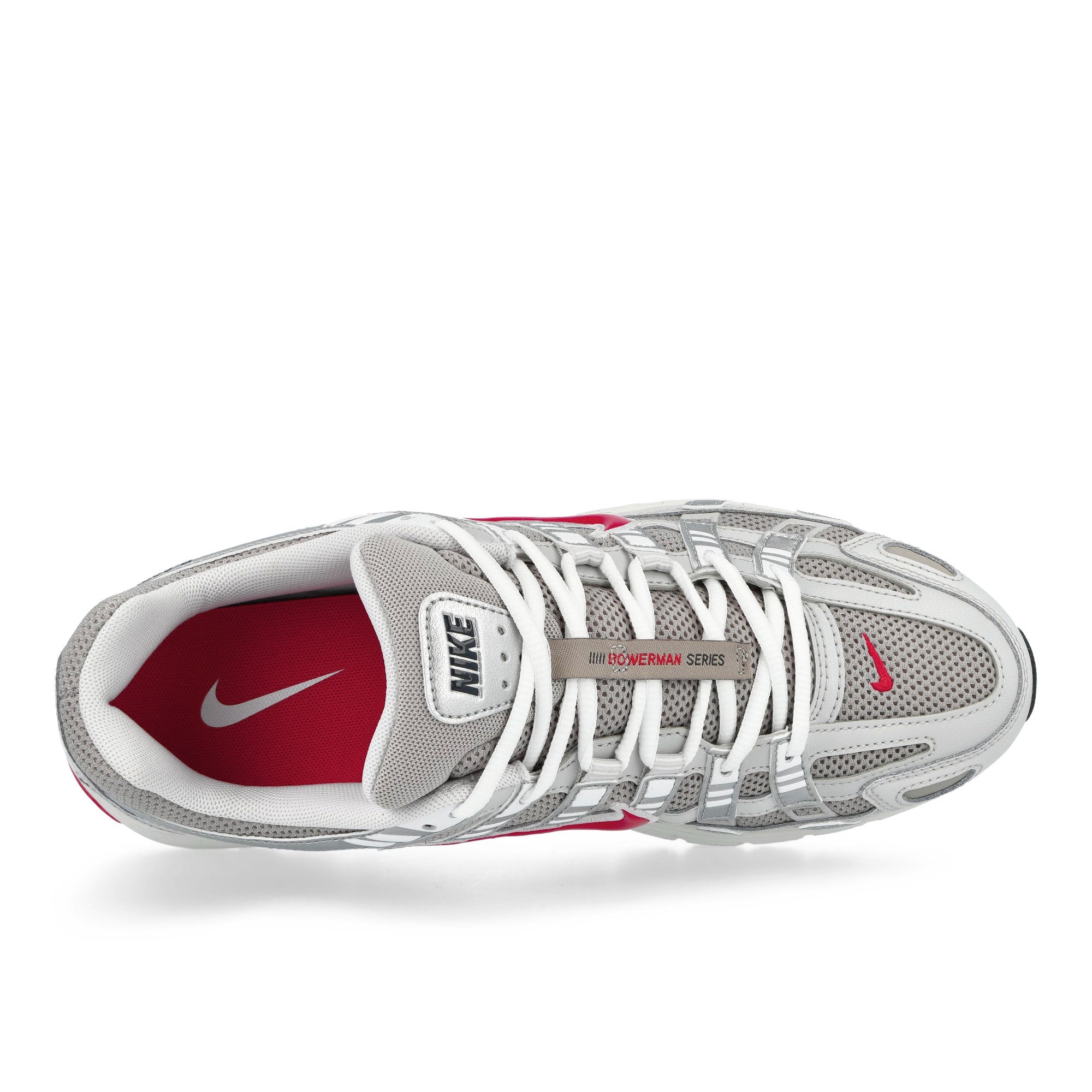 Nike P-6000 College Grey / Fire Red - Vast Grey - Phantom Low Top Sneakers CD6404 027 Detailfoto | Overkill