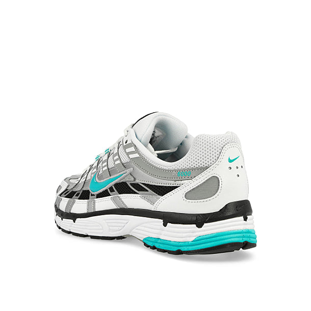 Nike P-6000 White / Dusty Cactus - Metallic Silver - Black Low Top Sneakers Material | Overkill