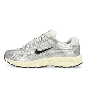 Nike P-6000 White / Black - Metallic Silver - Flat Silver Low Top Sneakers CD6404 105 | Overkill