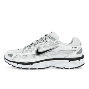 Nike P-6000 White / Black - Metallic Silver - Black Low Top Sneakers CD6404 107 | Overkill