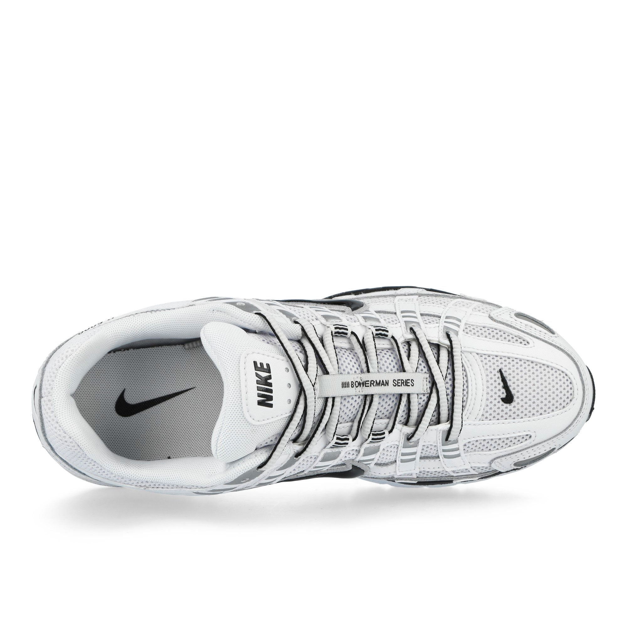 Nike P-6000 White / Black - Metallic Silver - Black Low Top Sneakers CD6404 107 Detailfoto | Overkill