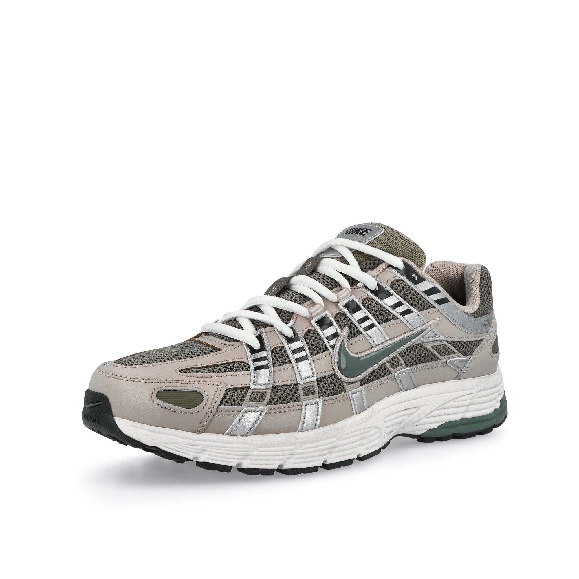 Nike P-6000 Cream II / Clay Green - Anthracite Low Top Sneakers CD6404 203 Close-up | Overkill