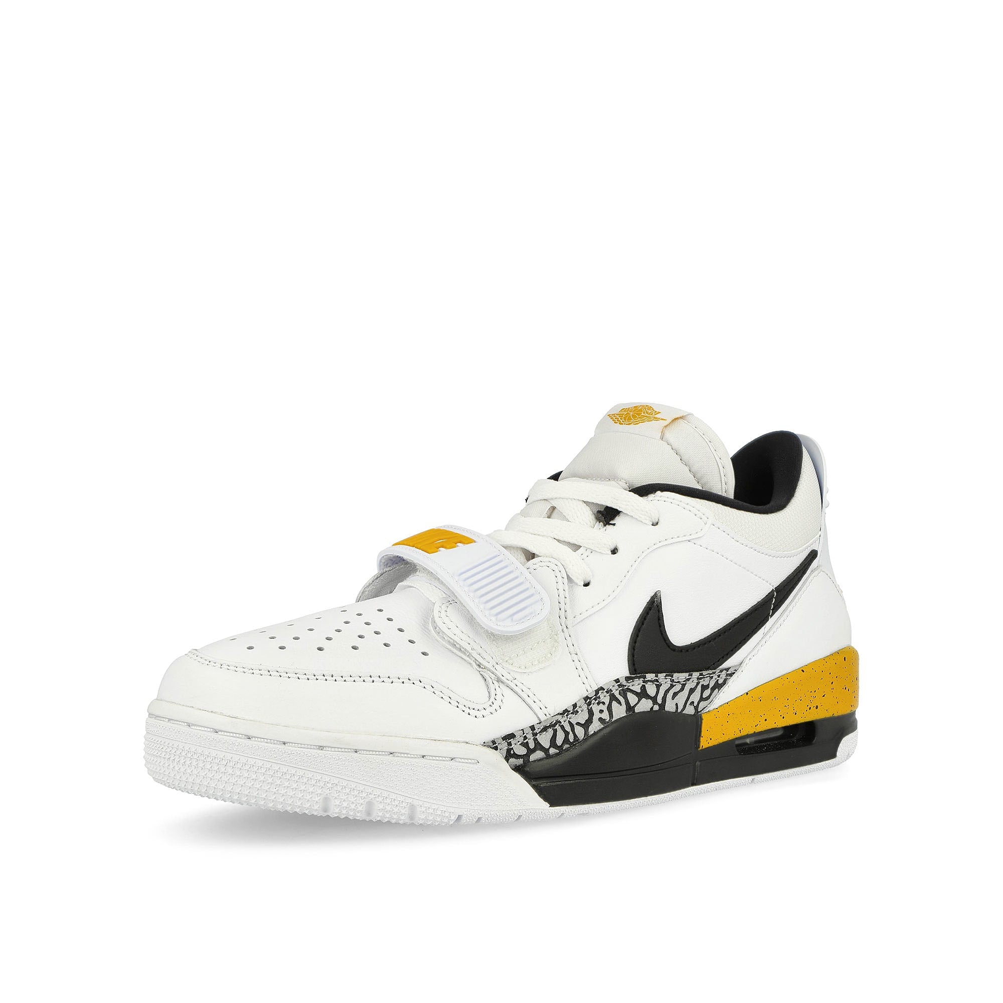 Jordan Air Jordan Legacy 312 Low White / Black - Yellow Ochre - Wolf Grey Low Top Sneakers Close Up | Overkill