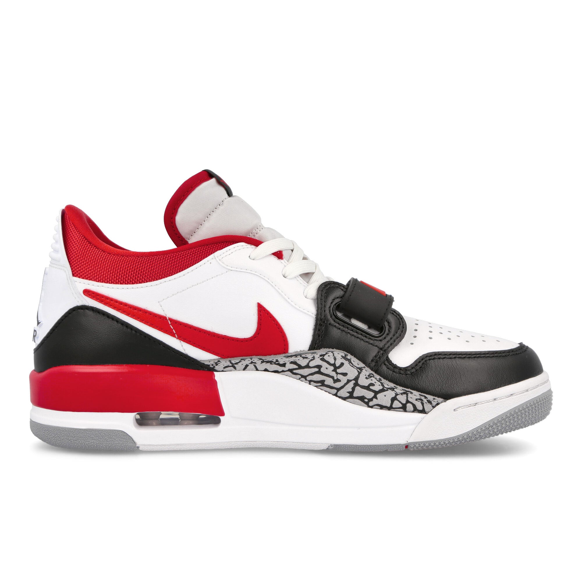 Jordan Air Jordan Legacy 312 Low White / Fire Red - Black - Wolf Grey High Top Sneakers Silhouette | Overkill