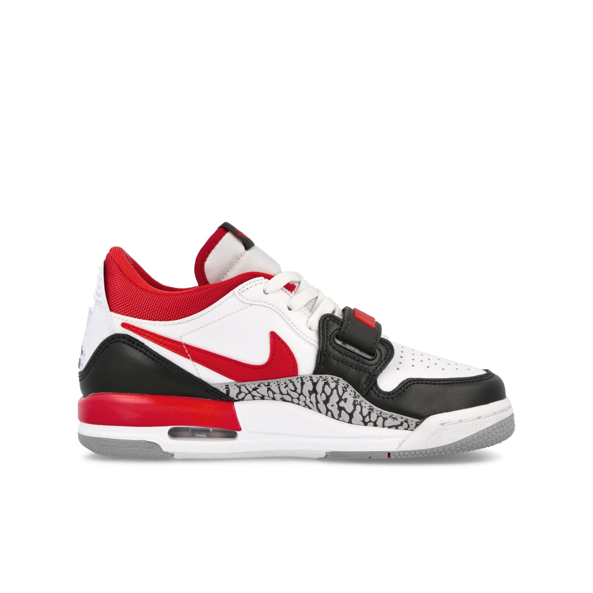 Jordan Air Jordan Legacy 312 Low GS White-Fire Red - Black - Wolf Grey Sneakers Silhouette | Overkill