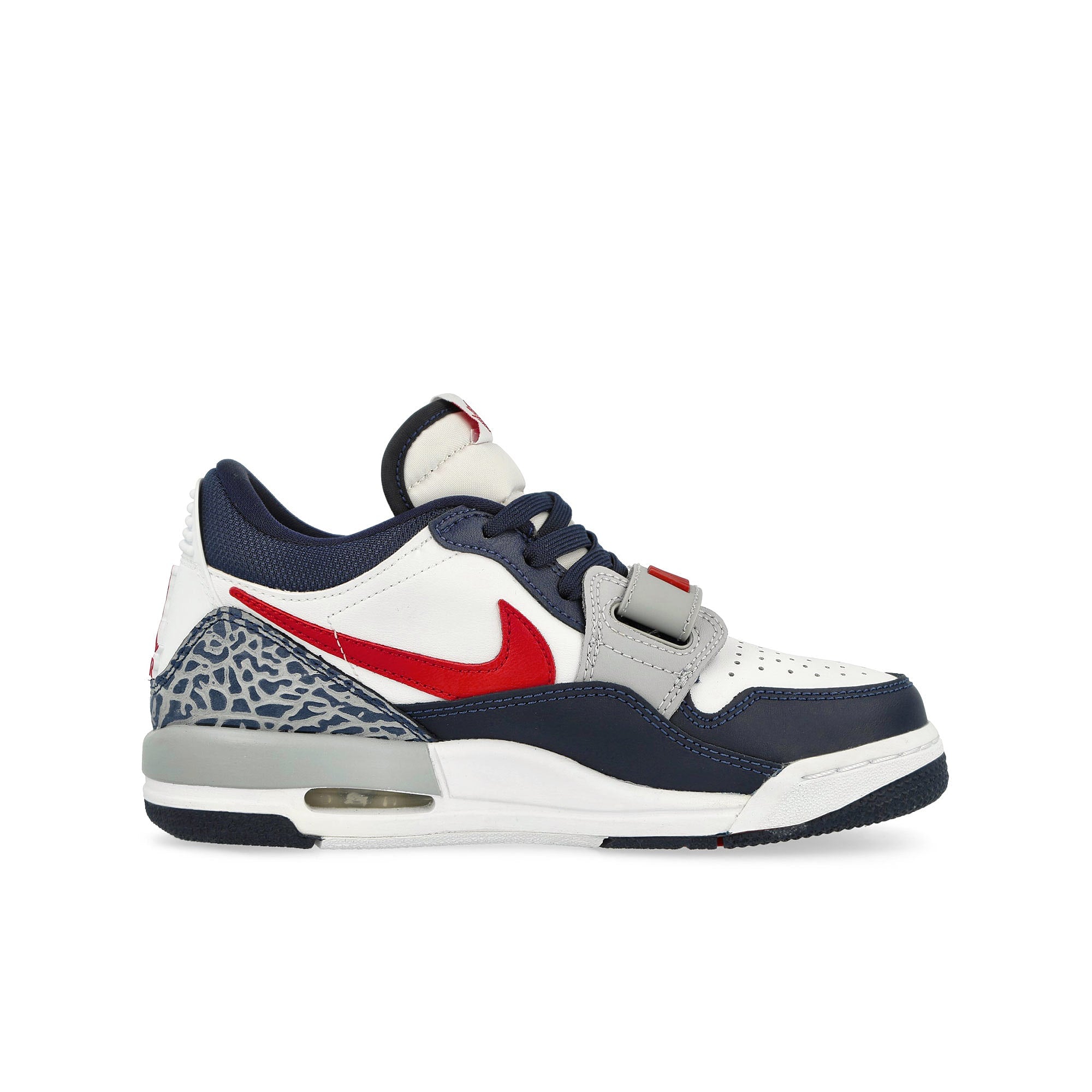Jordan Air Jordan Legacy 312 Low GS White / Varsity Red - Midnight navy Low Top Sneakers Silhouette | Overkill