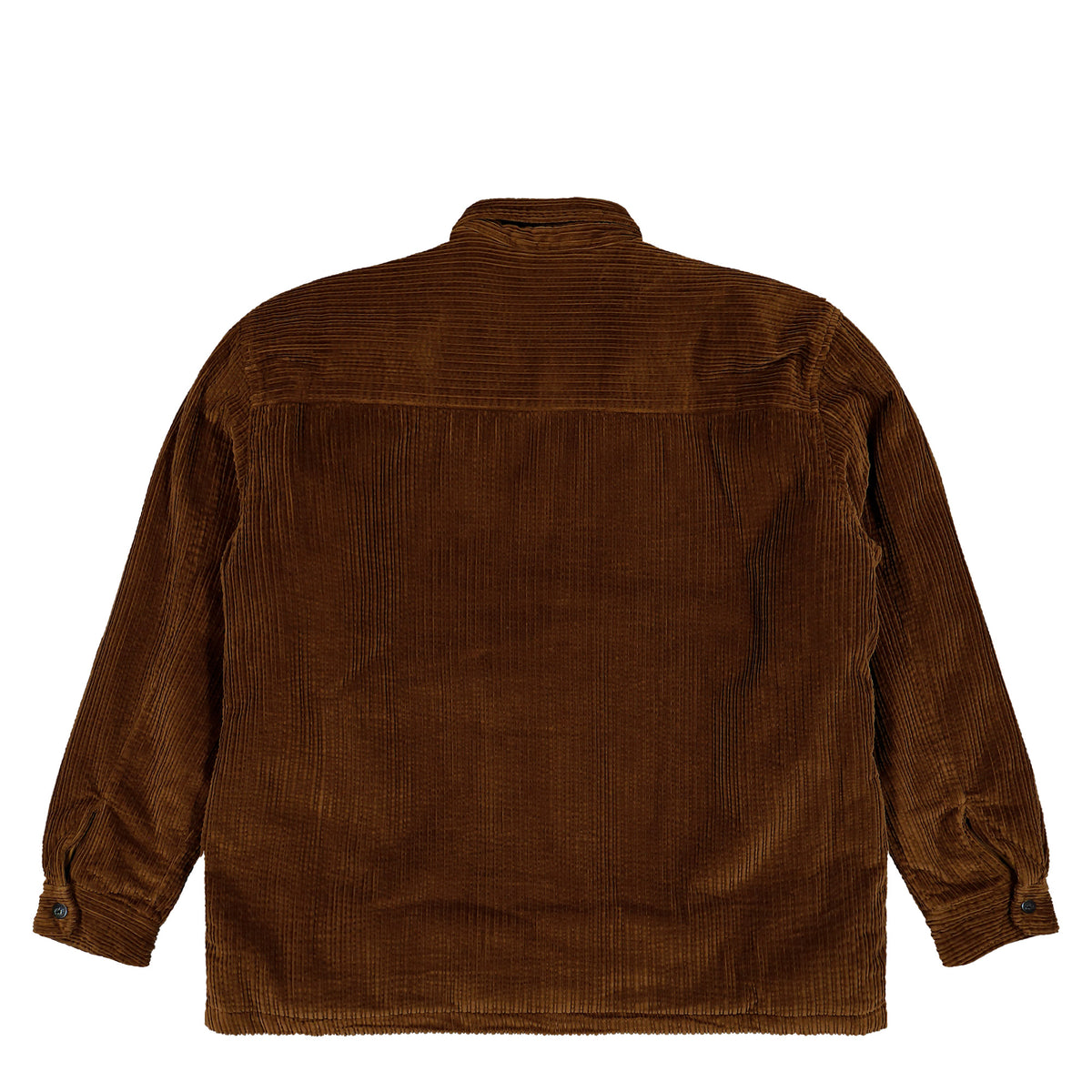 Lacoste Padded Corduroy Overshirt Coffee Brown Jackets CH8840-00 DPD Close-up | Overkill