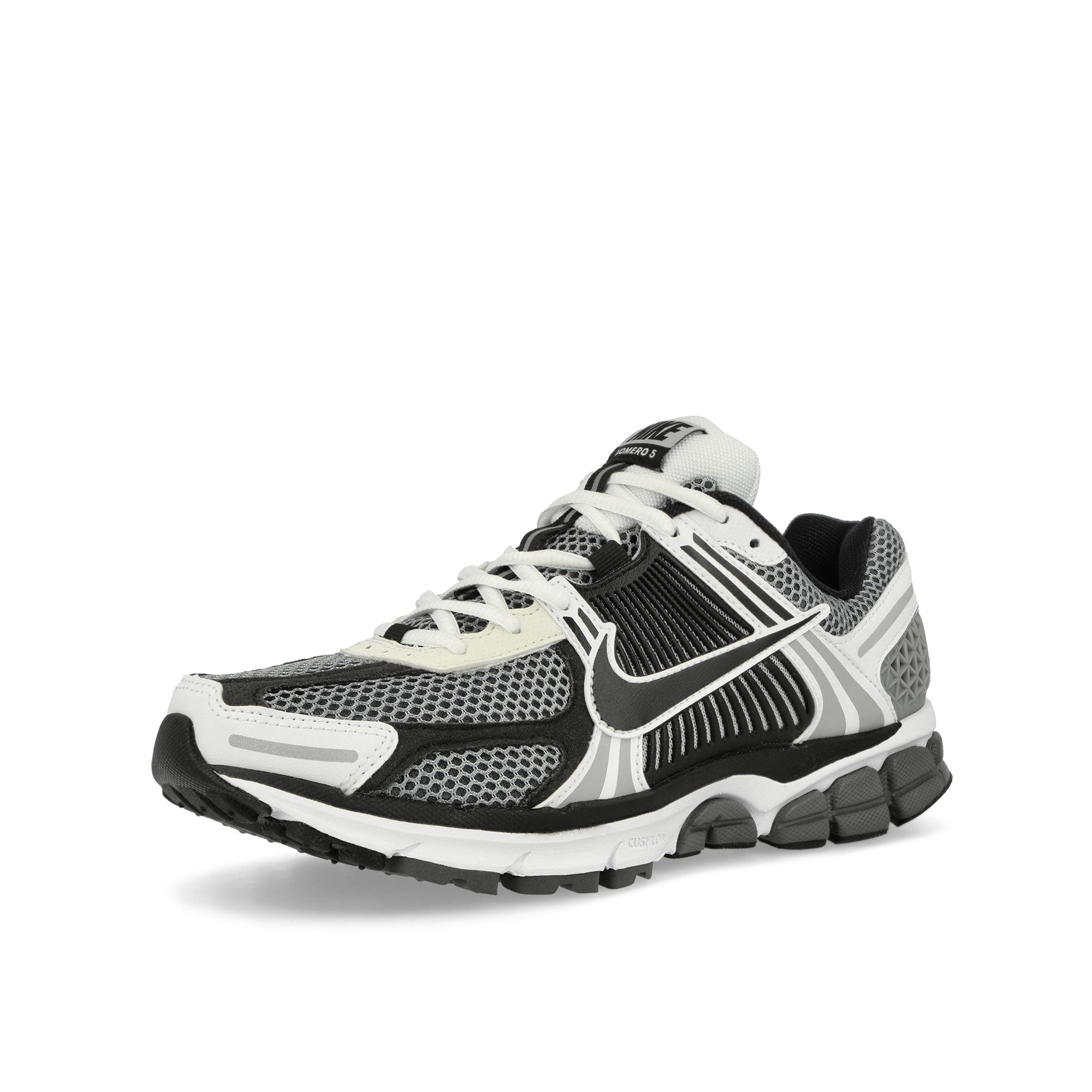 Nike Zoom Vomero 5 SE SP Dark Grey / Black-White-Sail Low Top Sneakers Close Up | Overkill
