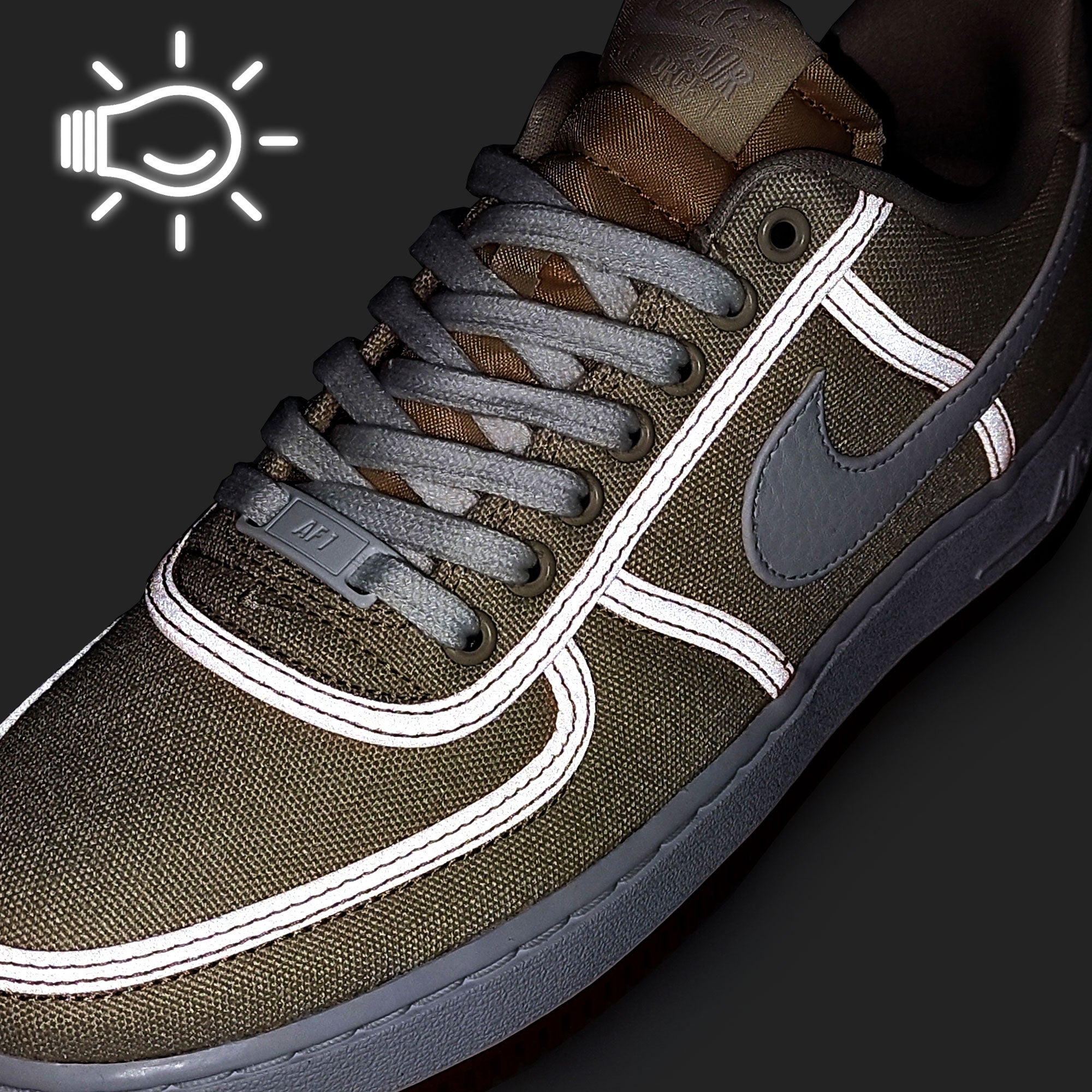 Nike Air Force 1 '07 PRM Light Cream / White Tint Low Top Sneakers Material | Overkill