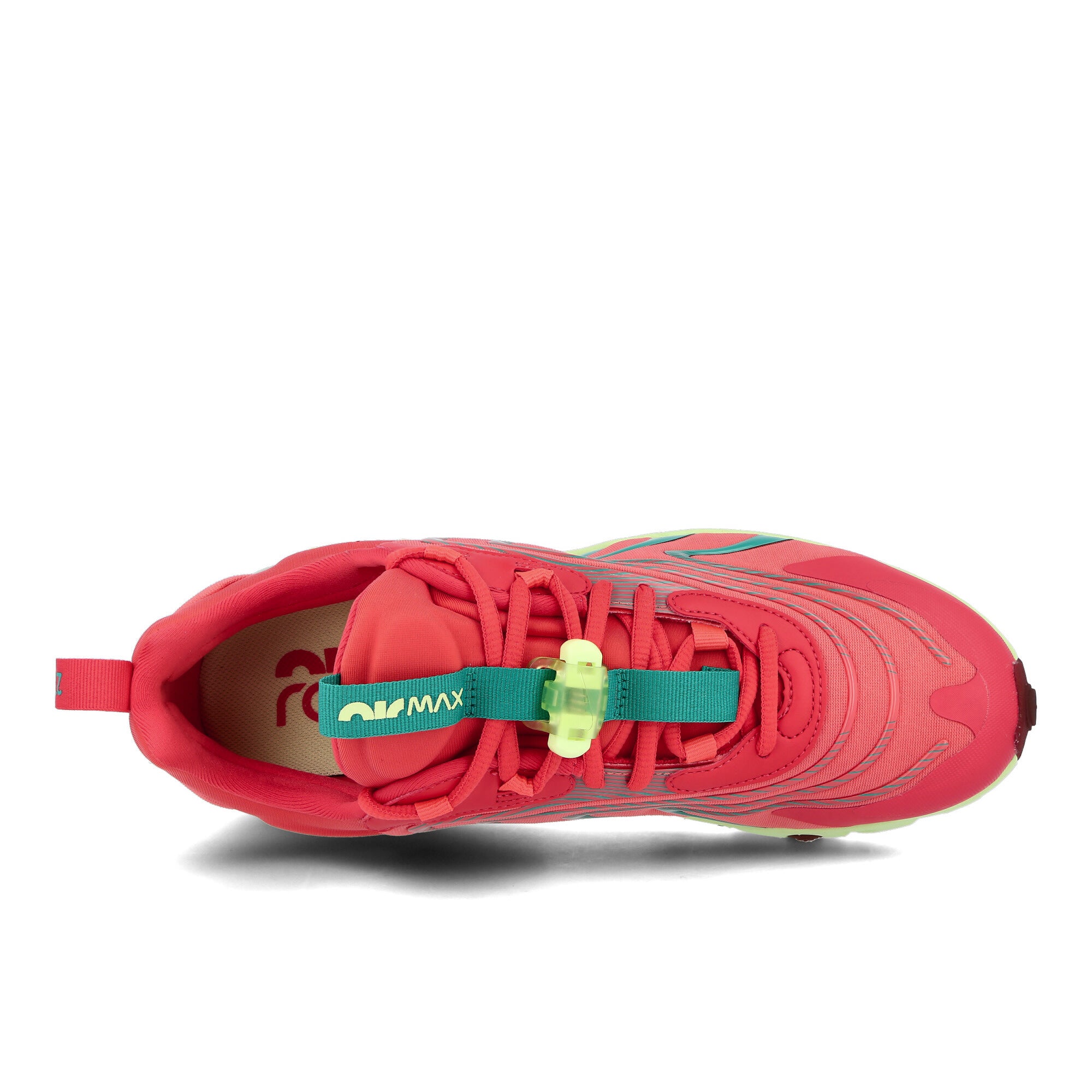 Nike air max 270 react eng Track Red-Barley Volt - Magic Ember Low Top Sneakers Detailfoto | Overkill