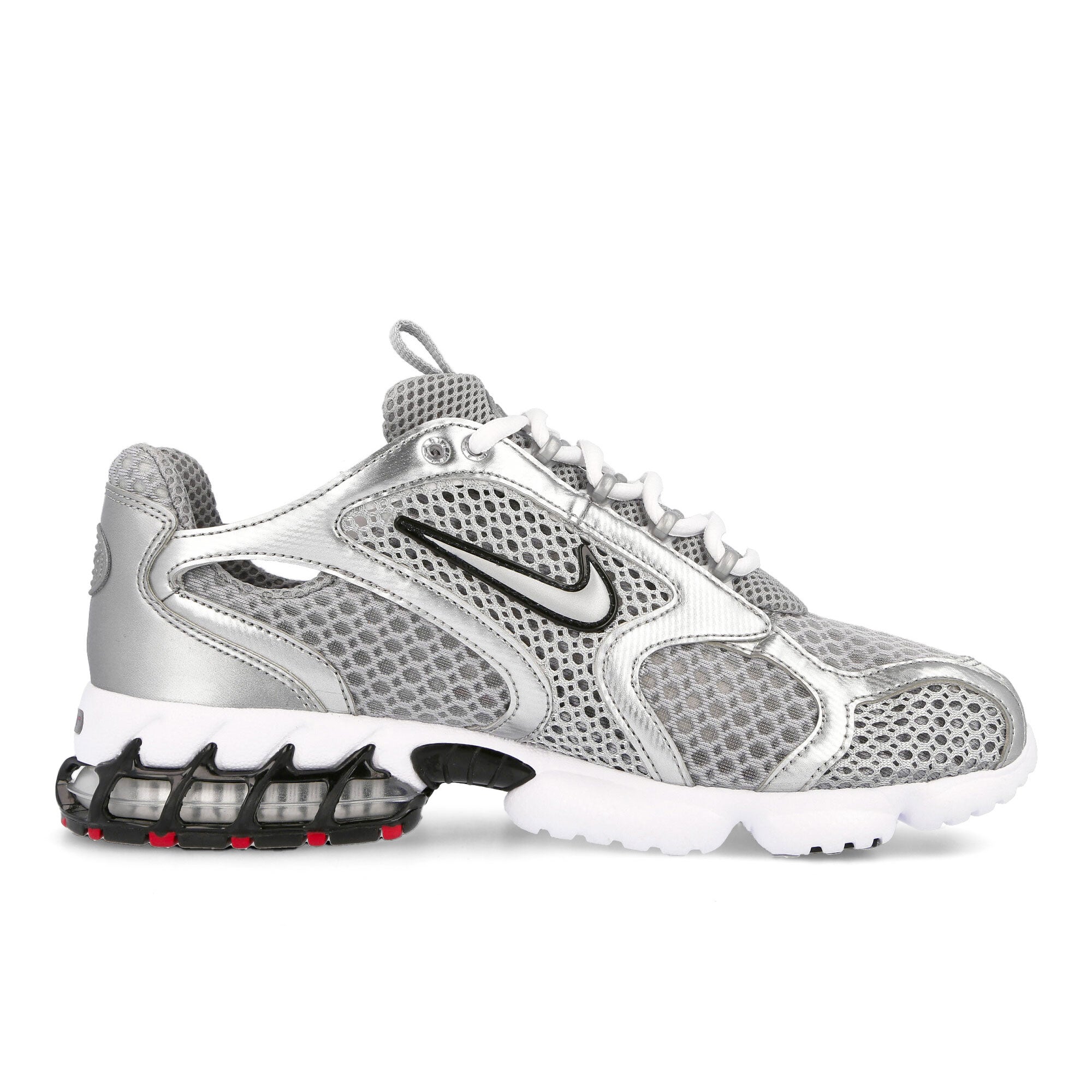 Nike Air Zoom Spiridon Cage 2 Lt Smoke Grey / Metallic Silver Low Top Sneakers Silhouette | Overkill