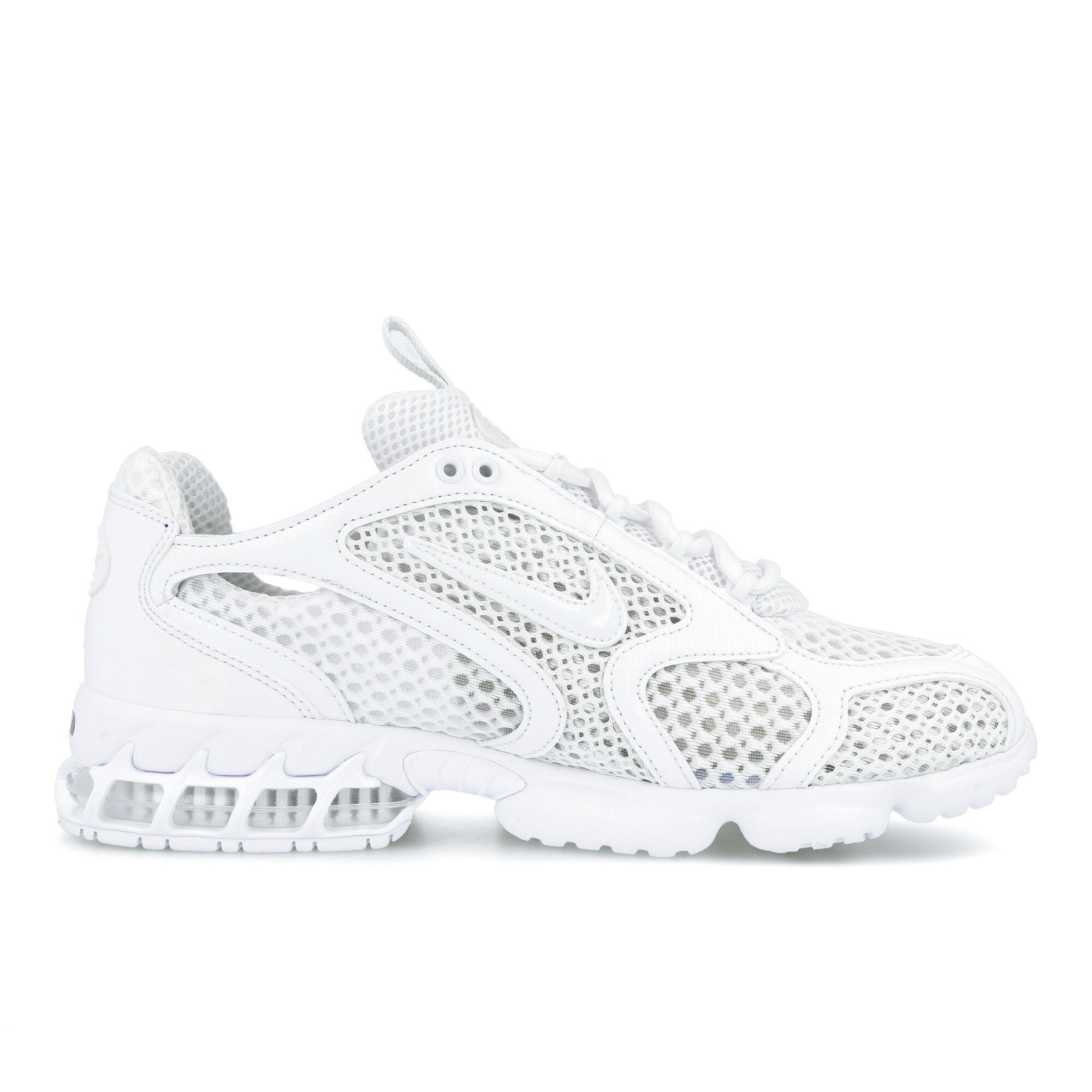 Nike Air Zoom Spiridon Cage 2 White / White - Black Low Top Sneakers Silhouette | Overkill