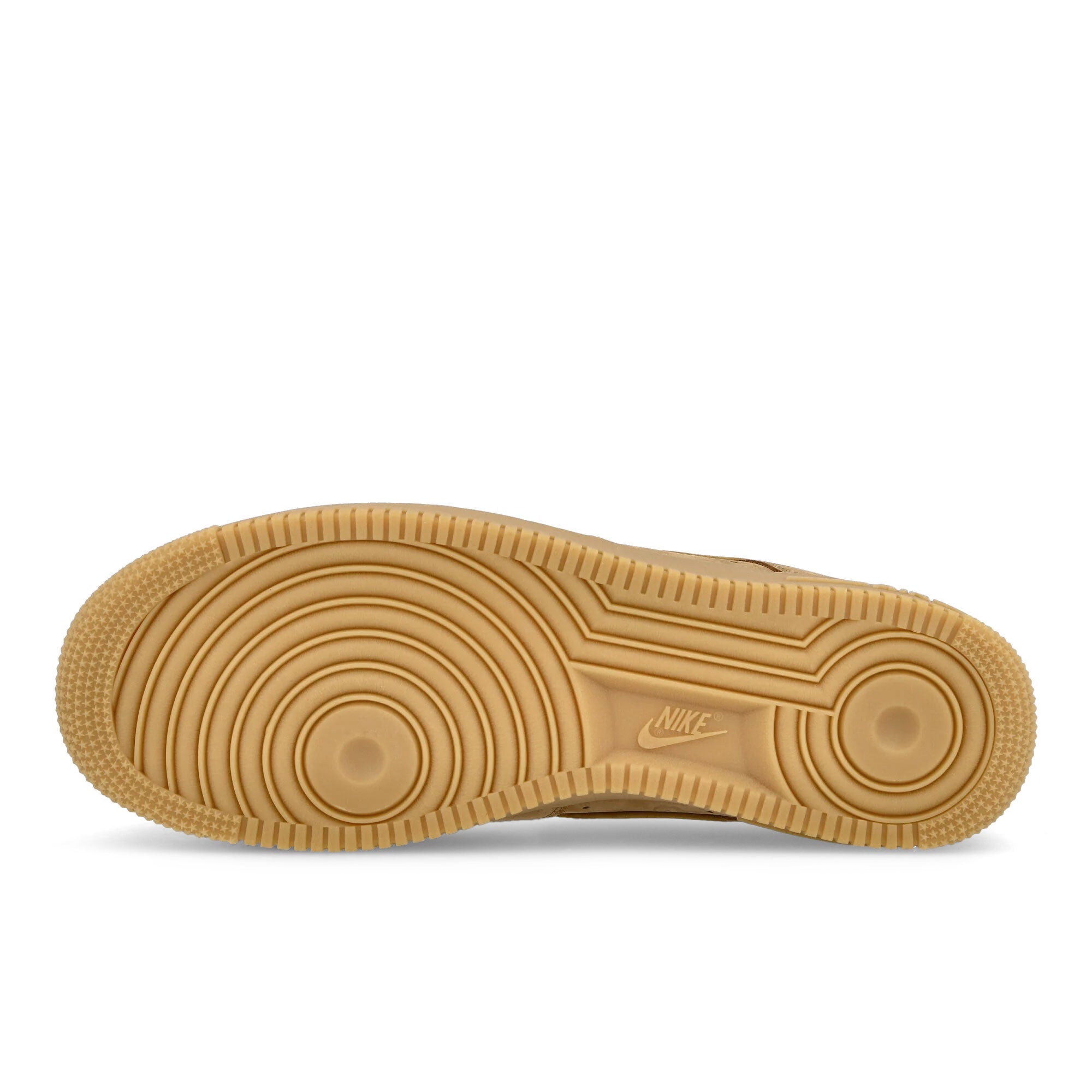 Nike Air Force 1 07 WB Flax / Wheat - Gum Light Brown - Black Low Top Sneakers Detail View 1 | Overkill