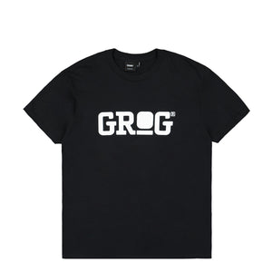 Grog Classic Logo T-Shirt Black / White T-Shirts CLTT-0111 | Overkill