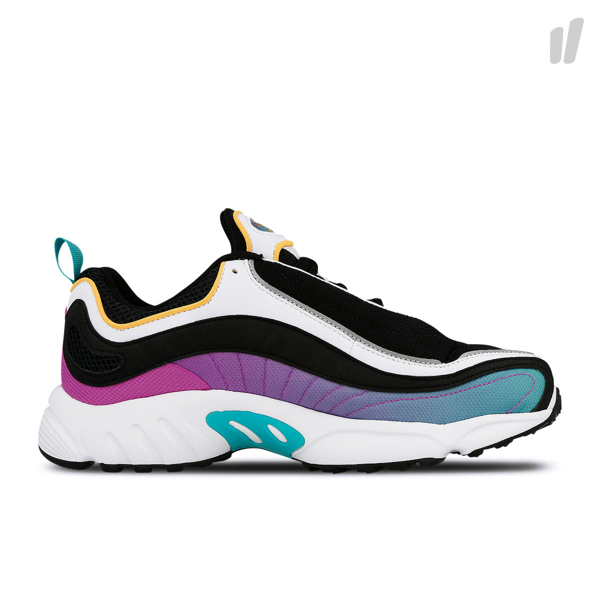 Reebok daytona dmx mu Black-Timless Teal Low Top Sneakers Silhouette | Overkill