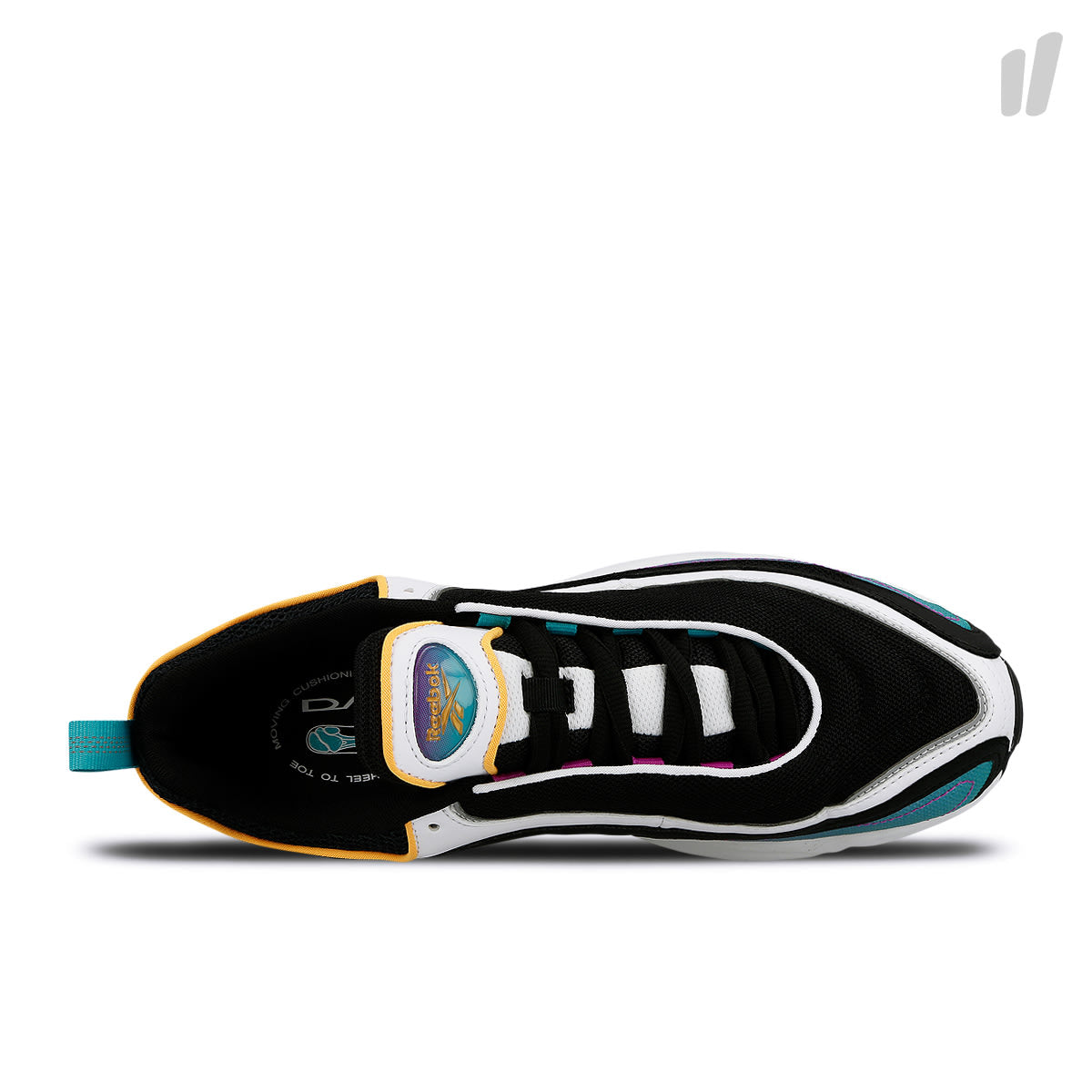 Reebok daytona dmx mu Black-Timless Teal Low Top Sneakers Detailfoto | Overkill