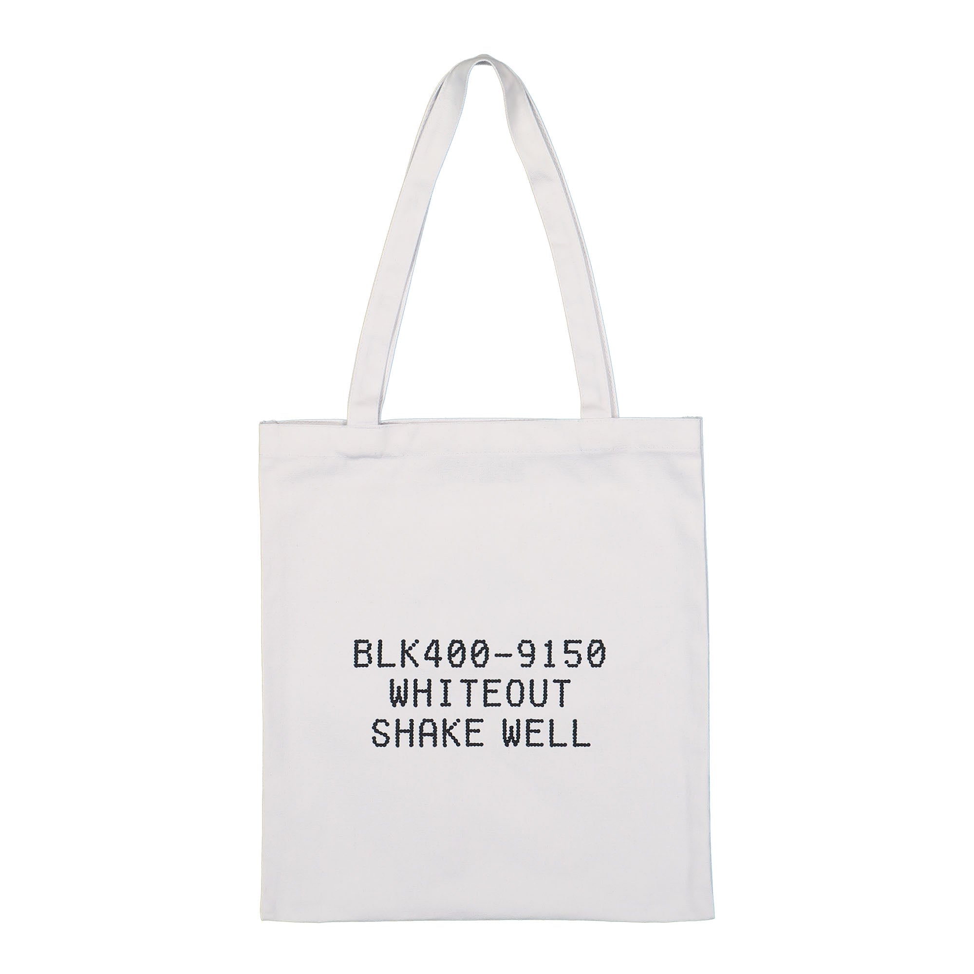 Montana Cotton Bag Donut Print 9150 Whiteout 0 Tote Bags & Shoppers Close-up | Overkill