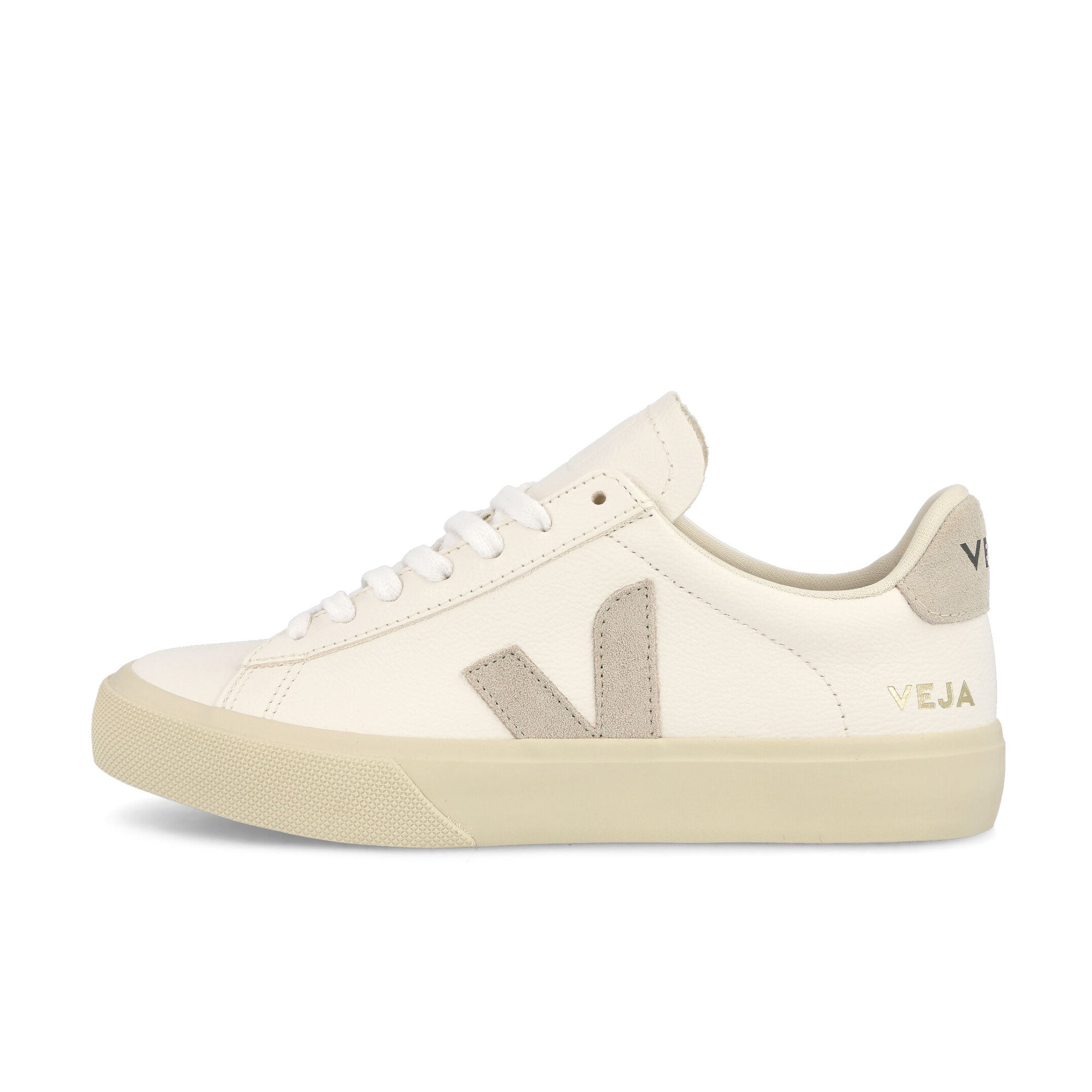 Veja W Campo Chromefree Leather Extra White-Natural Suede Sneakers CP0502429A | Overkill