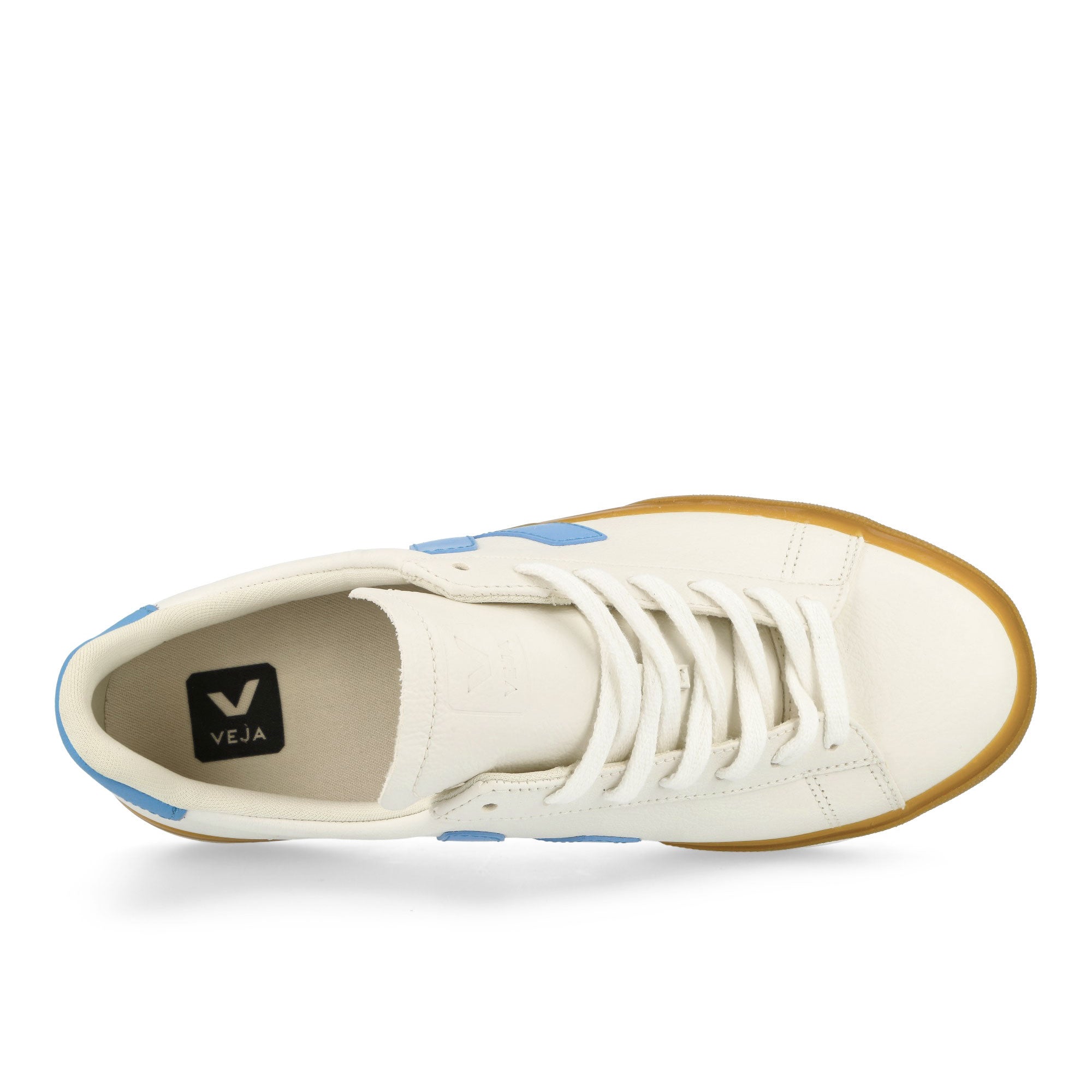 Veja Campo Chromefree Leather Extra White Low Top Sneakers Detailfoto | Overkill