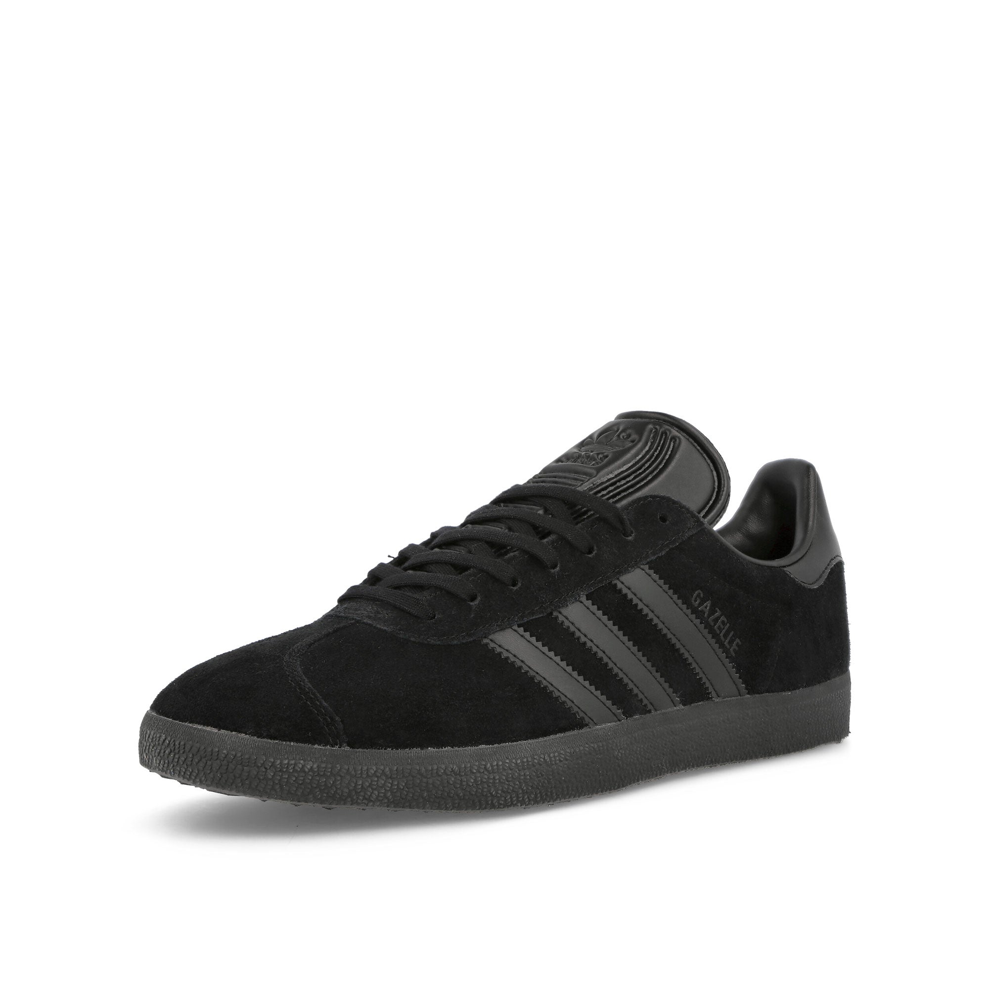 adidas Gazelle Core Black / Core Black / Core Black Low Top Sneakers Close Up | Overkill