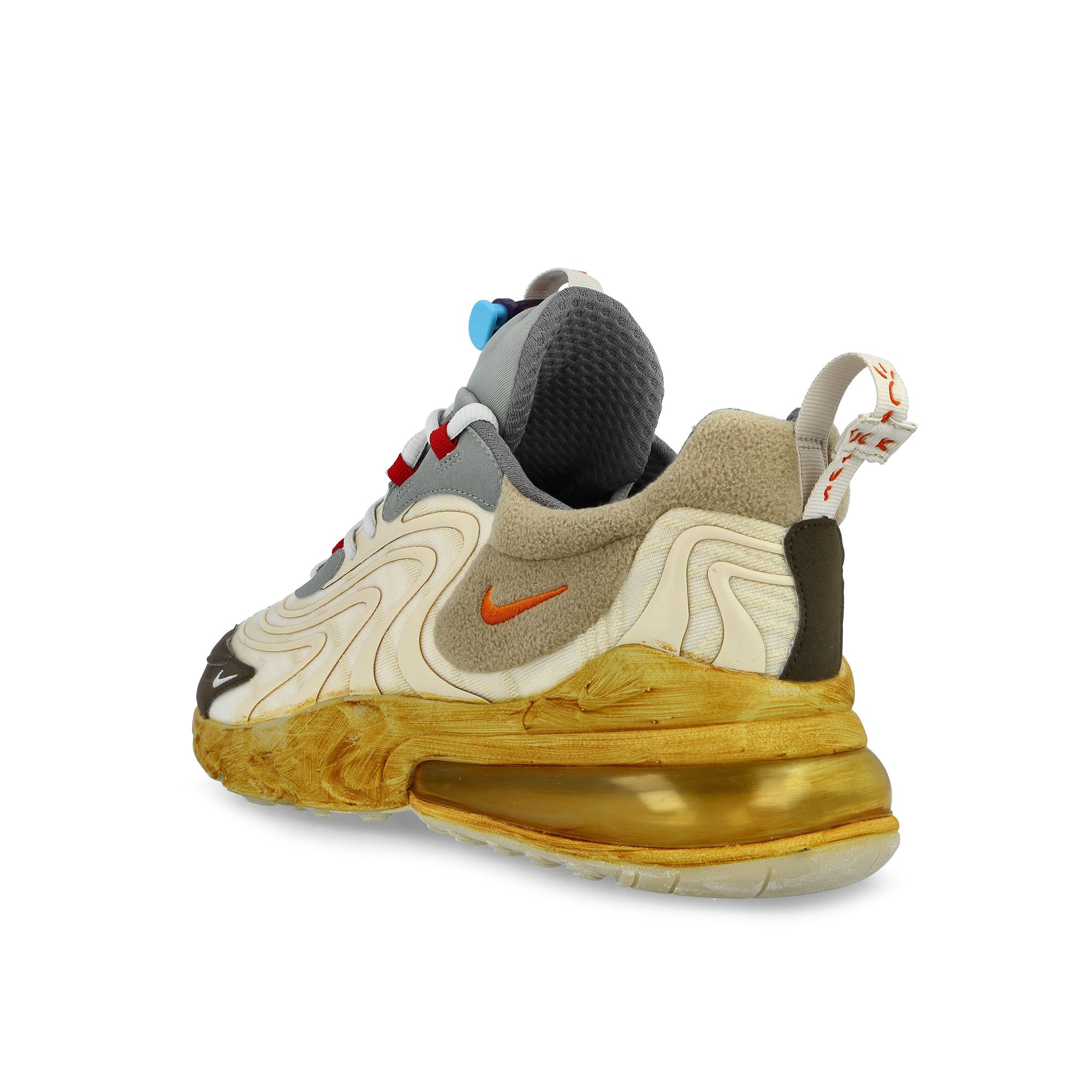 Travis Scott x Nike Air Max 270 Cactus Trails Light Cream / Starfish - Dark Hazel Low Top Sneakers CT2864 200 Material | Overkill
