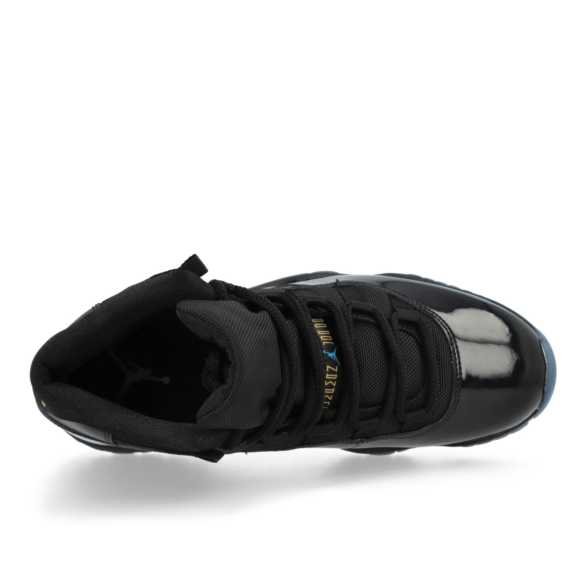 Air Jordan 11 Retro Gamma Black / Gamma Blue - Black - Varsity Maize High Top Sneakers CT8012 047 Detailfoto | Overkill