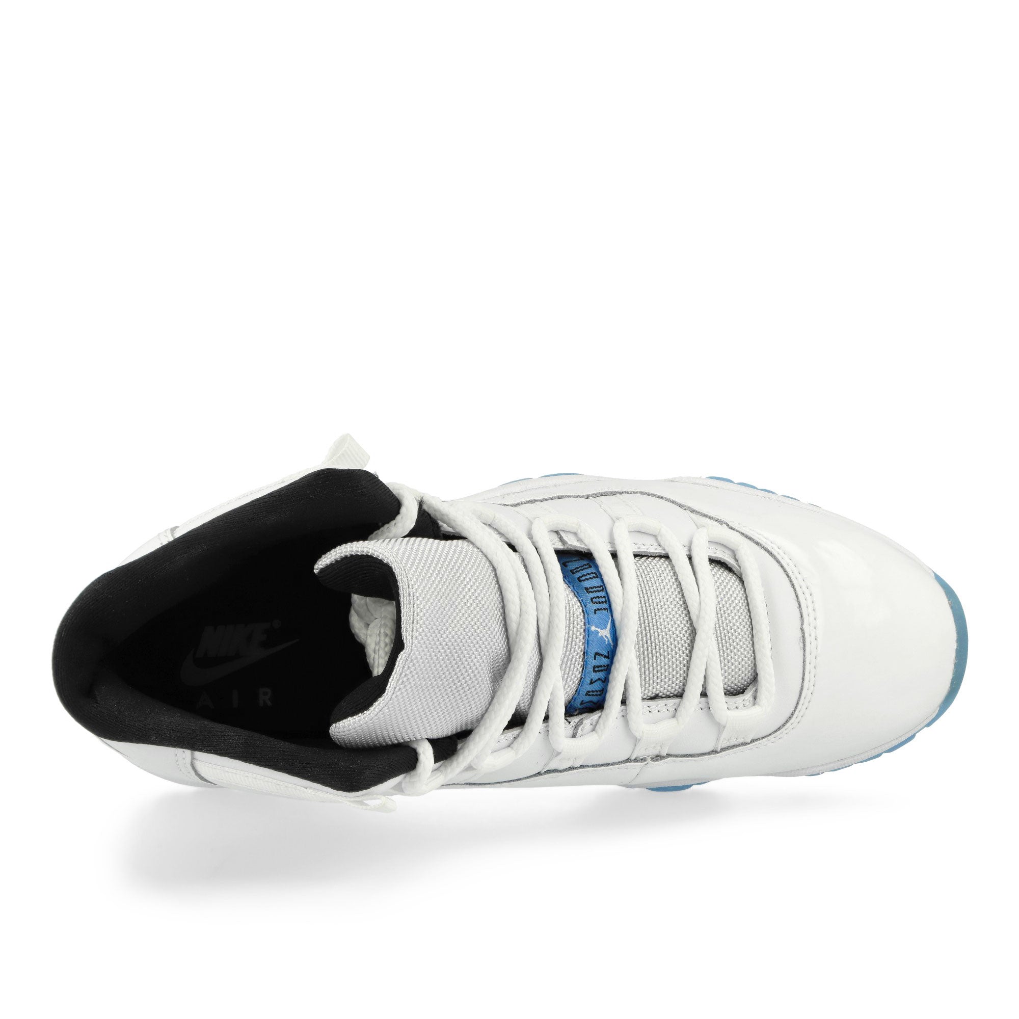 Jordan Air Jordan 11 Retro White / Legend Blue - Black High Top Sneakers Detailfoto | Overkill