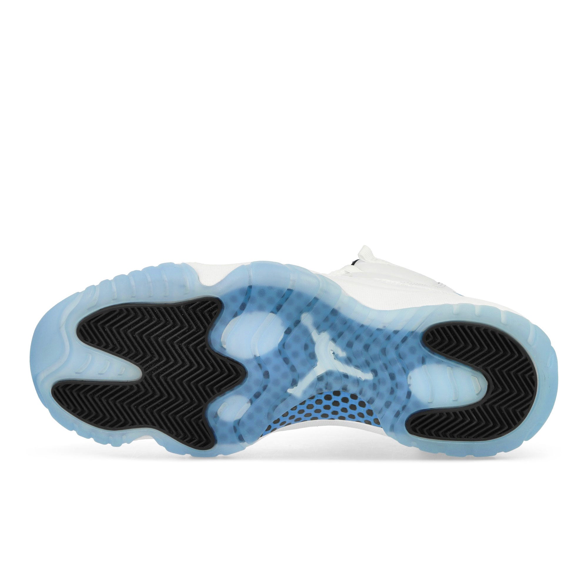 Jordan Air Jordan 11 Retro White / Legend Blue - Black High Top Sneakers Detail View 1 | Overkill
