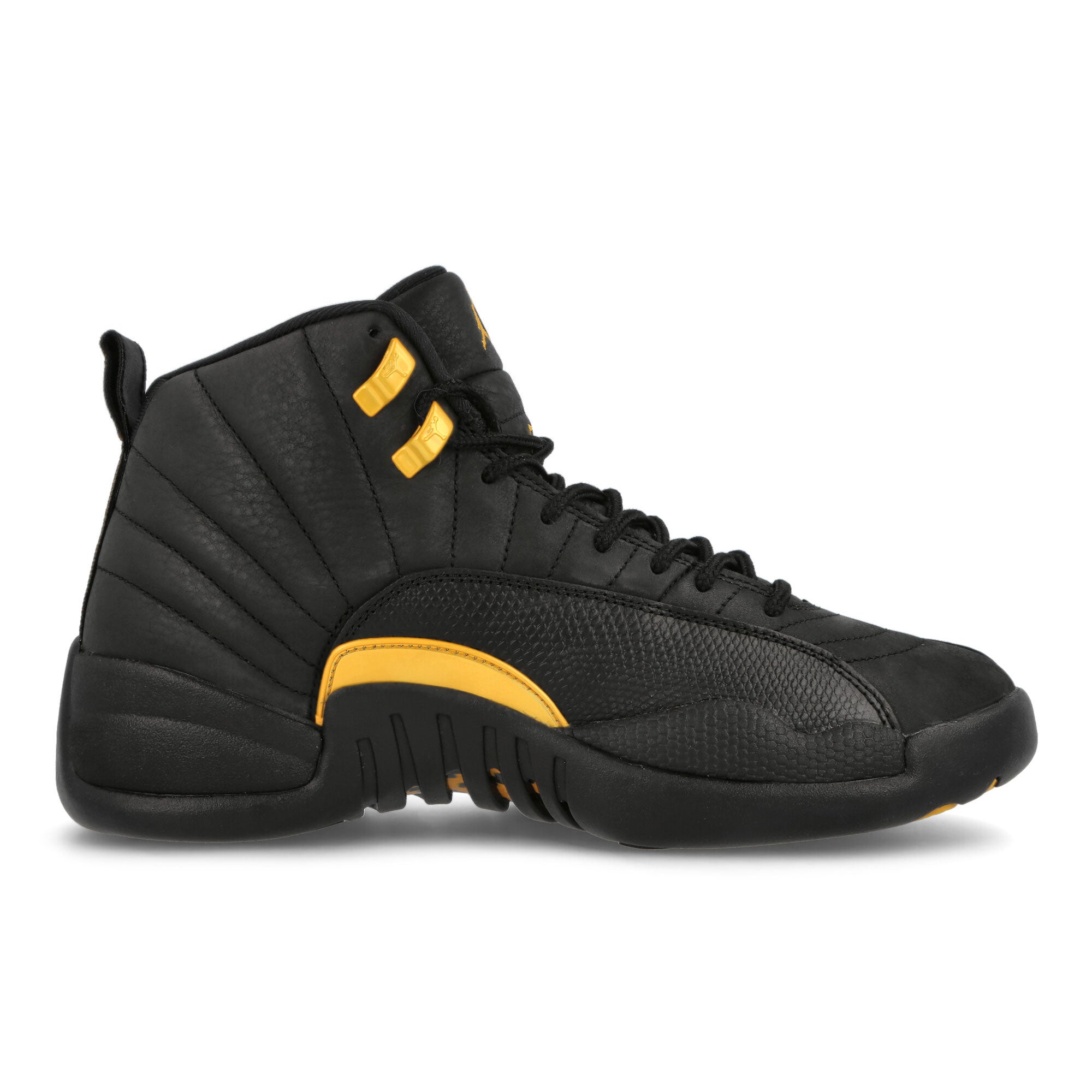 Jordan Air Jordan 12 Retro Black / Taxi Mid Top Sneakers Silhouette | Overkill