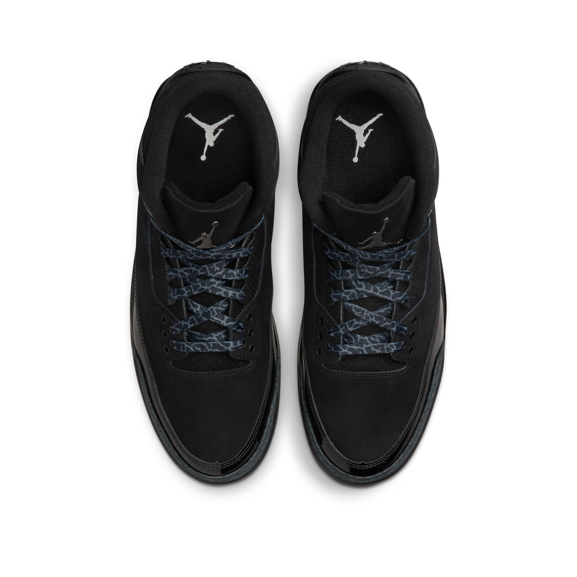 Jordan Air Jordan 3 Retro Black Cat Black / Dark Charcoal - White Mid Top Sneakers Detailfoto | Overkill