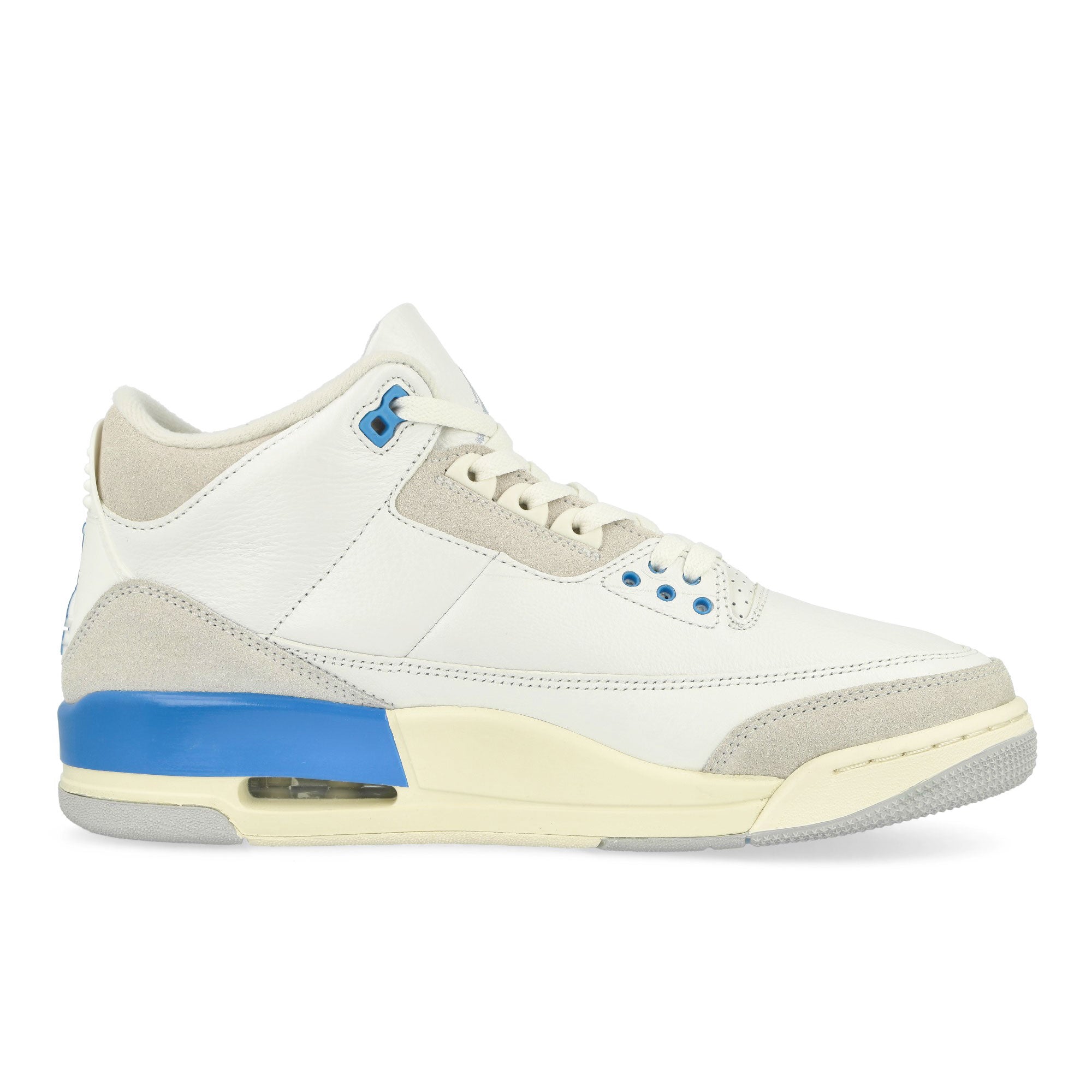Jordan Air Jordan 3 Retro Summit White / Hydrogen Blue - Legend Blue Mid Top Sneakers Silhouette | Overkill