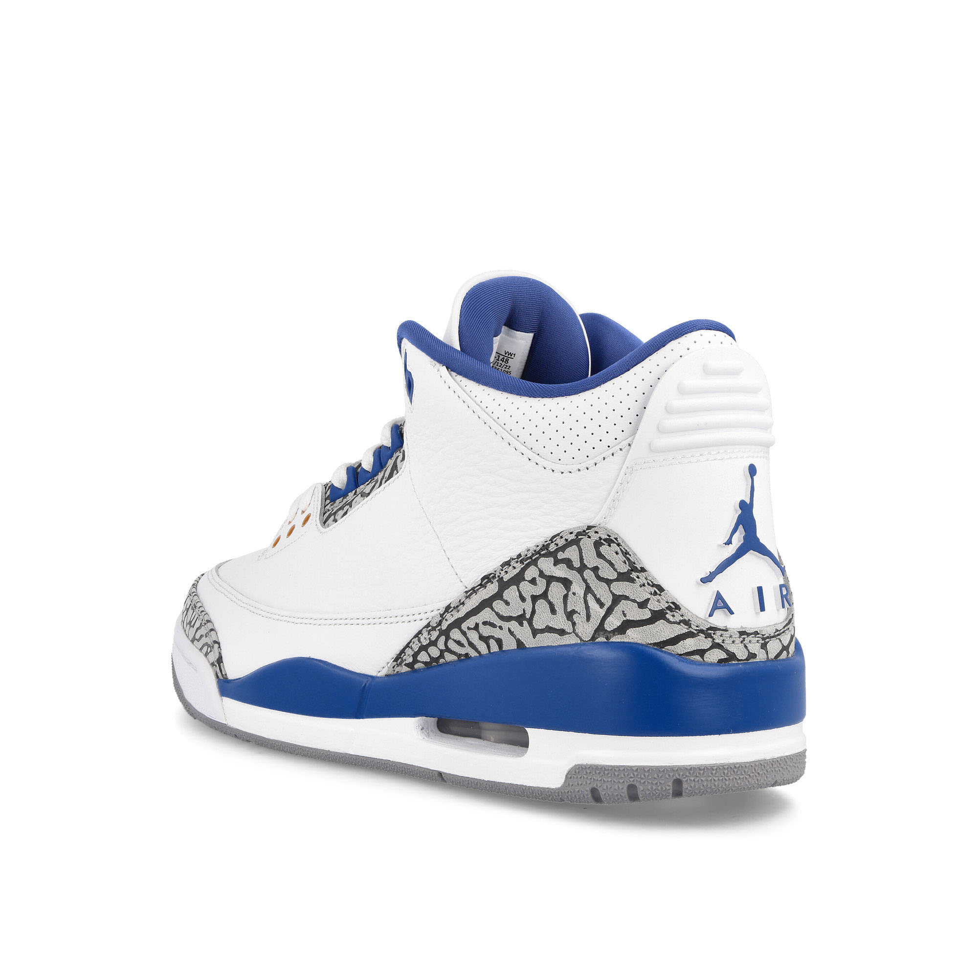 Jordan Air Jordan 3 Retro White / Metallic Copper - True Blue Mid Top Sneakers Material | Overkill