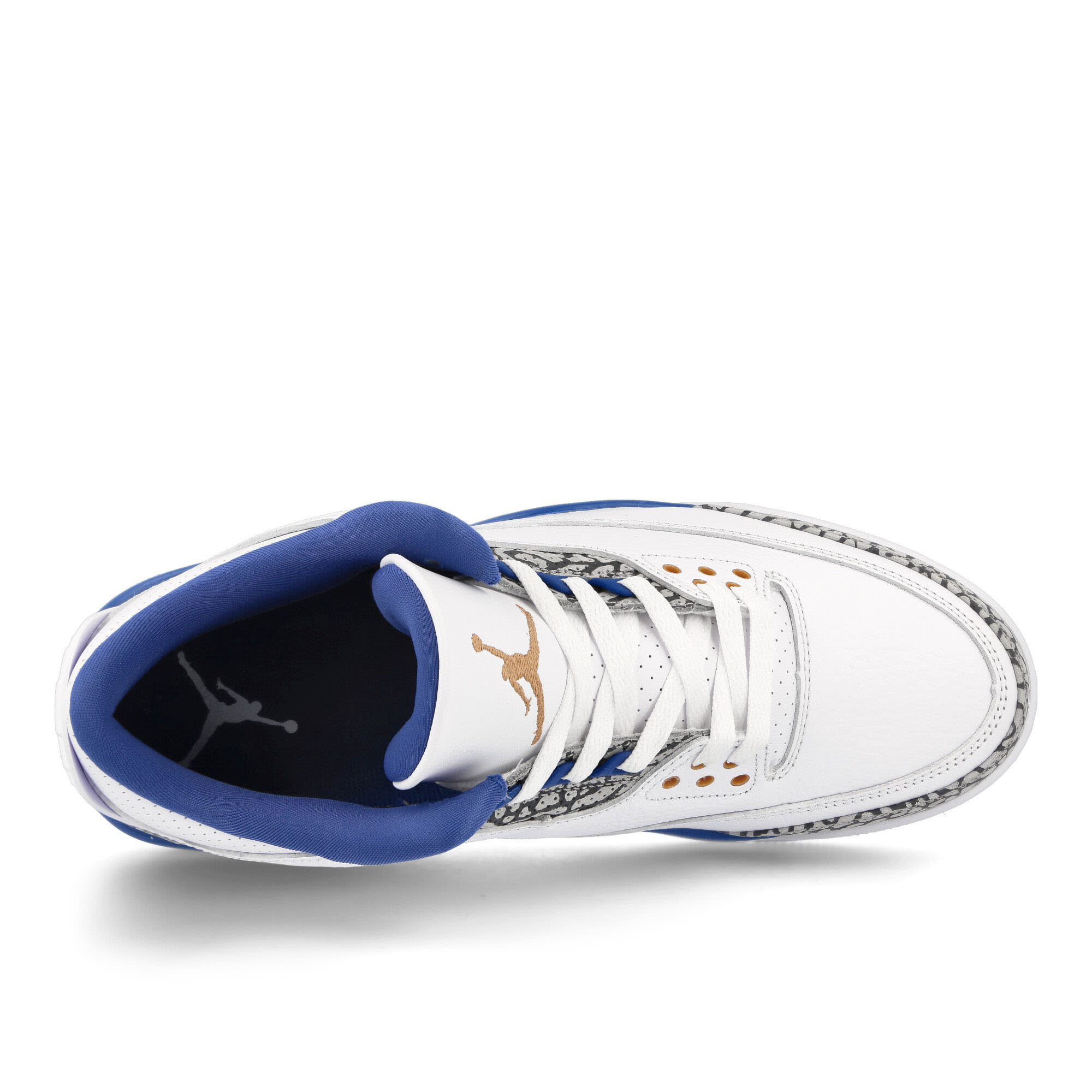 Jordan Air Jordan 3 Retro White / Metallic Copper - True Blue Mid Top Sneakers Detailfoto | Overkill