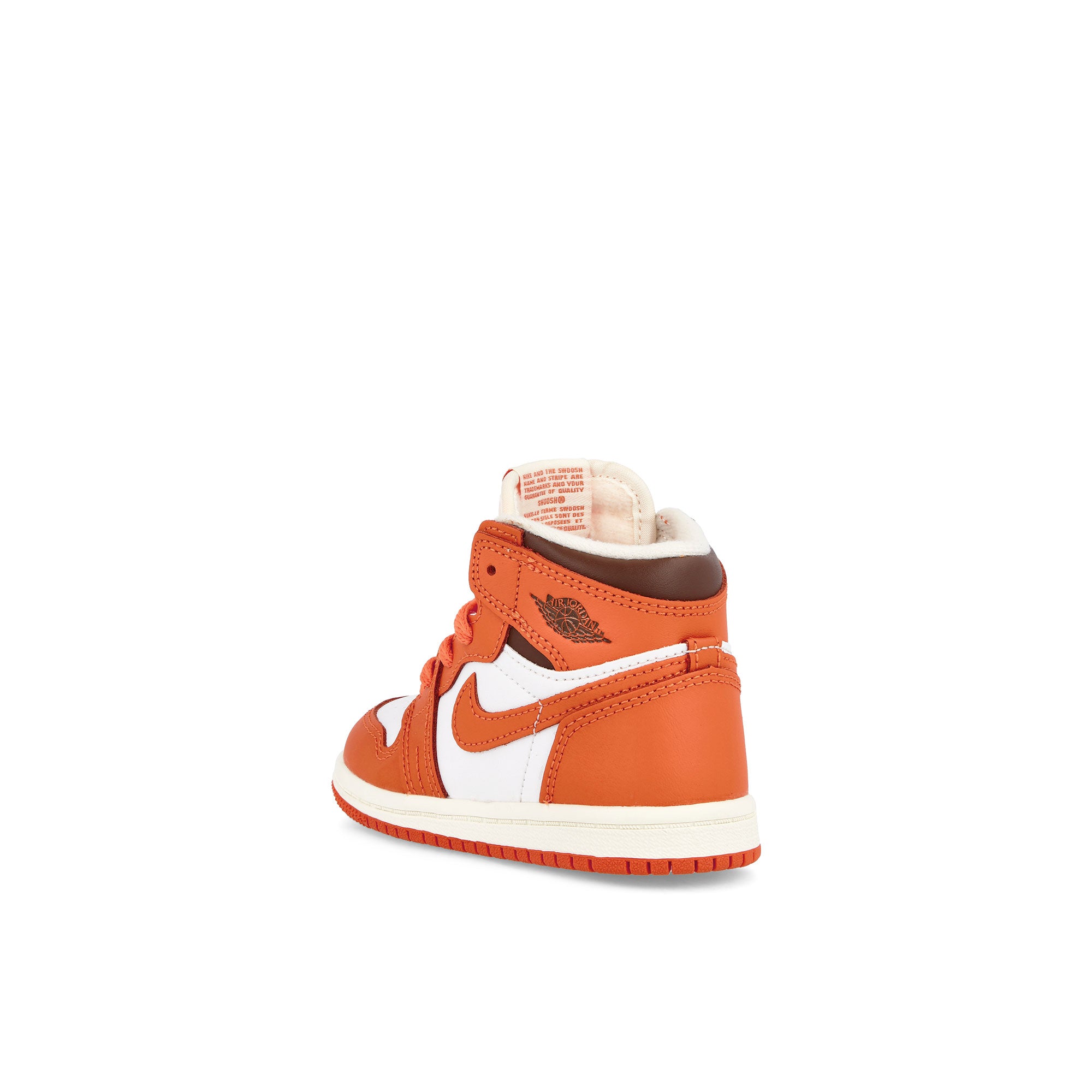 Jordan Air Jordan 1 Retro High OG TD White / Starfish - Cacao Wow - Sail High Top Sneakers Material | Overkill