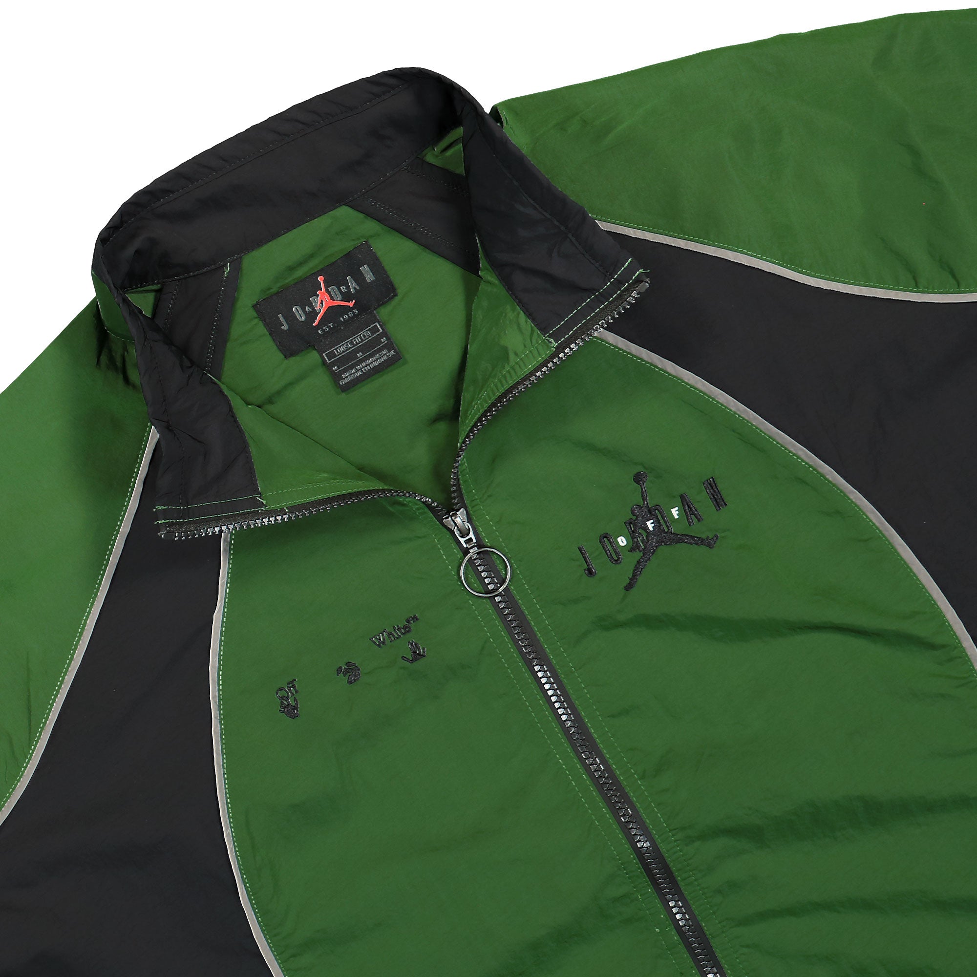 Jordan Track Jacket Forest Green / Black / Phantom / Black Track Jackets Close-up | Overkill