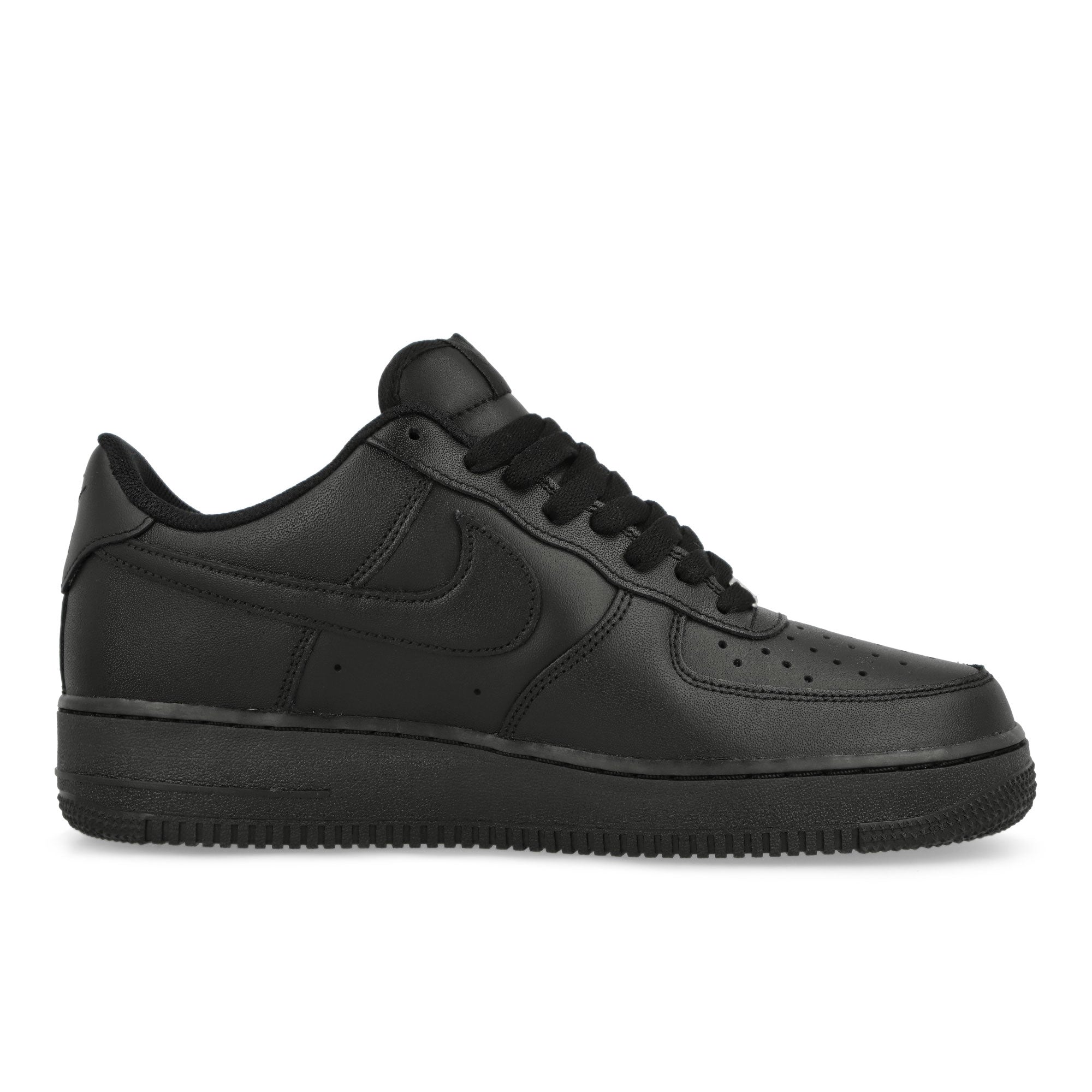 Nike Air Force 1 '07 Black / Black Low Top Sneakers Silhouette | Overkill