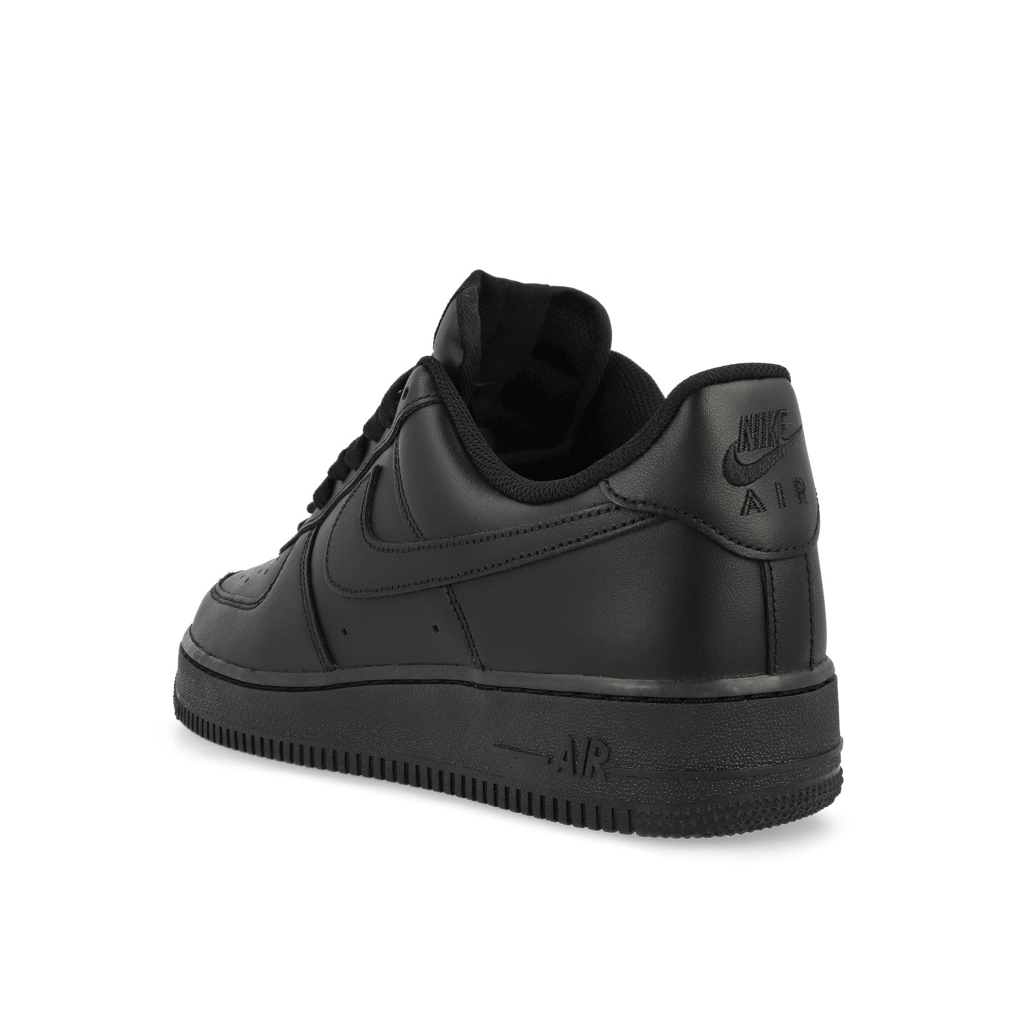 Nike Air Force 1 '07 Black / Black Low Top Sneakers Material | Overkill