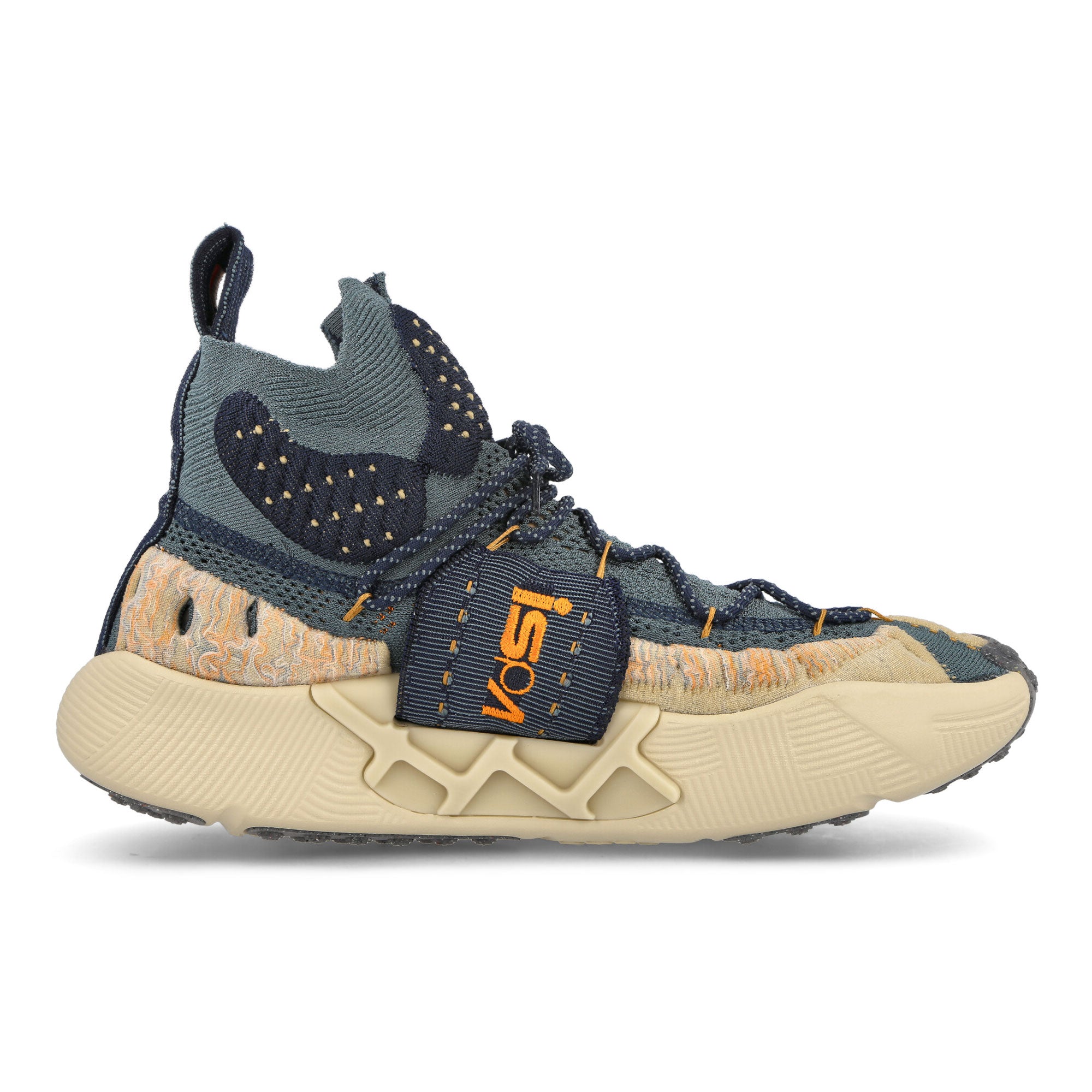 Nike ISPA Sense Flyknit Mineral Slate-Magma Orange - Ratta Sweatshirts Material | Overkill