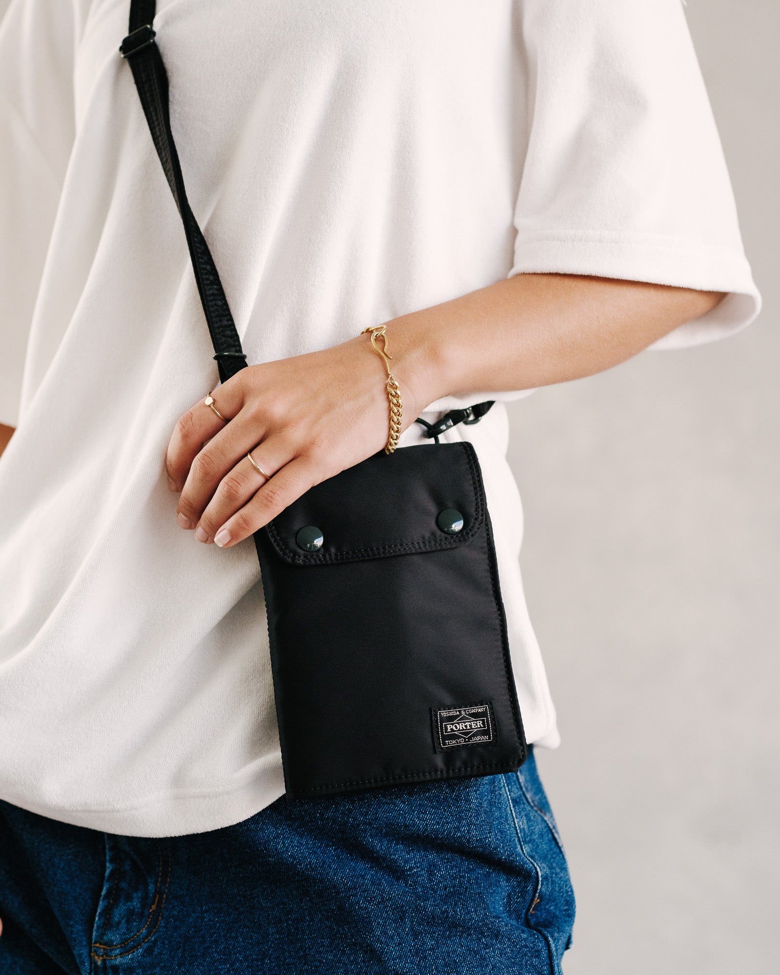 Porter-Yoshida & Co. Tanker Travel Case Black Wallets & Cases Close-up | Overkill