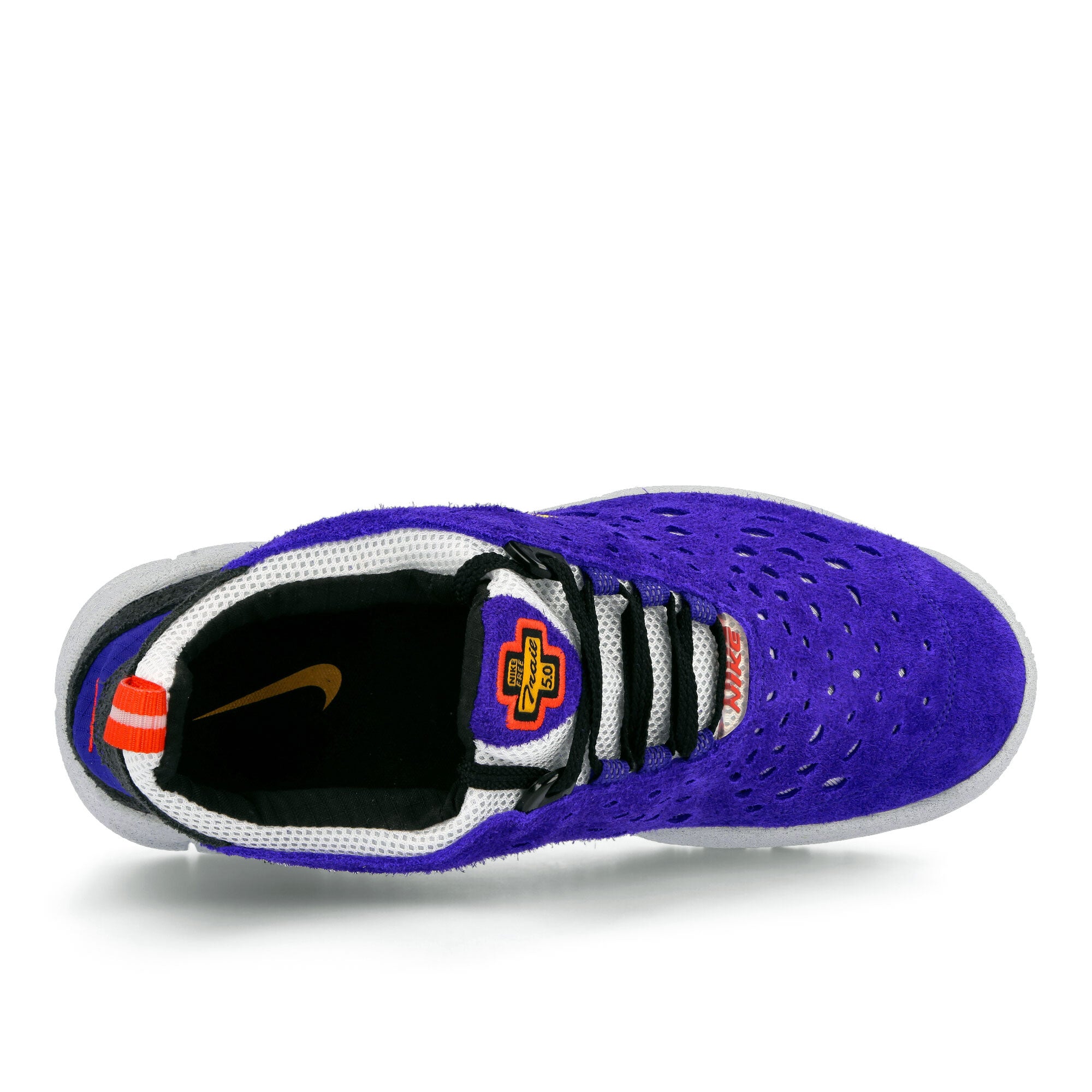 Nike free run trail Concord-Taxi - Habanero Red - White Sneakers Detailfoto | Overkill