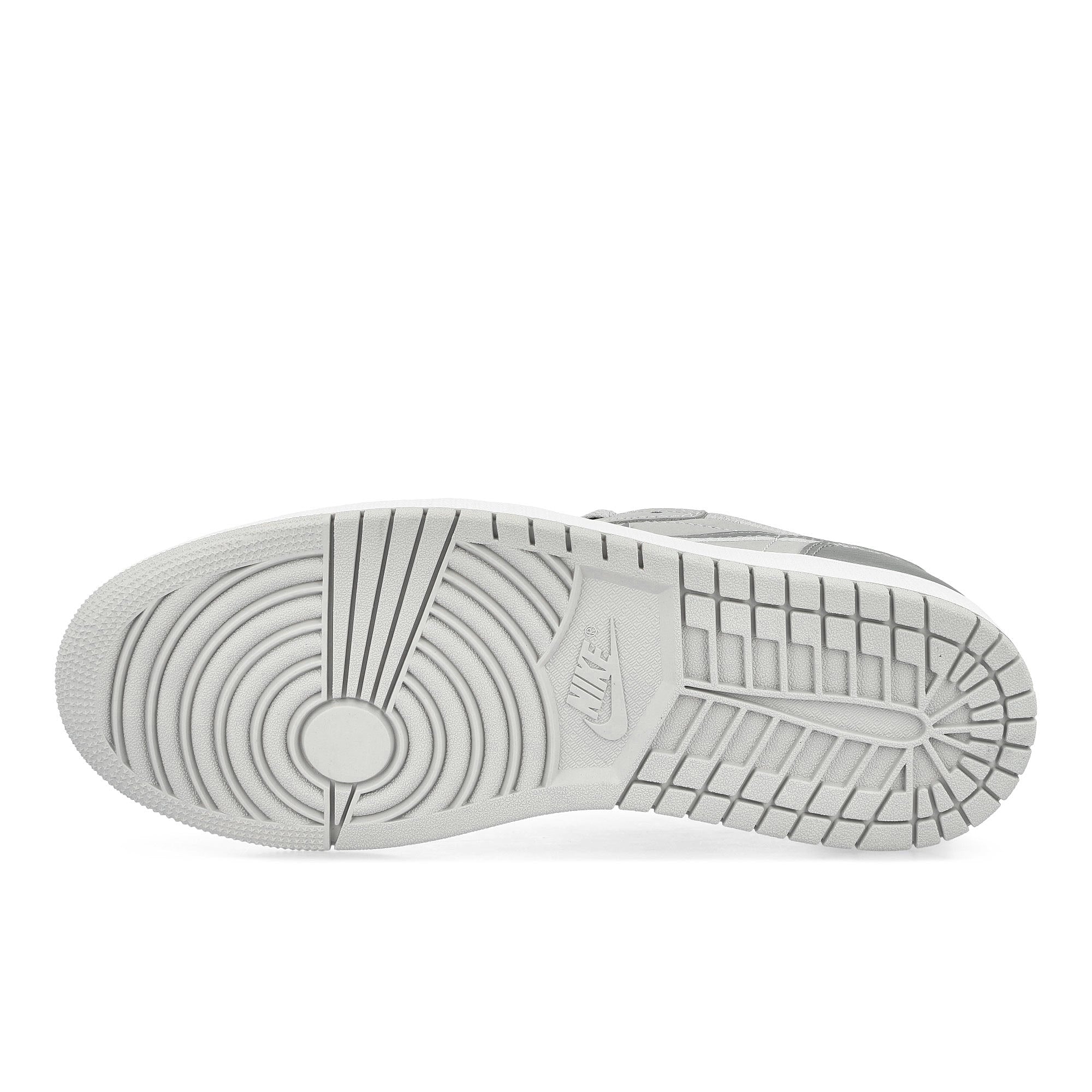 Jordan Air Jordan 1 Low OG Neutral Grey / Metallic Silver - White Low Top Sneakers Detail View 1 | Overkill